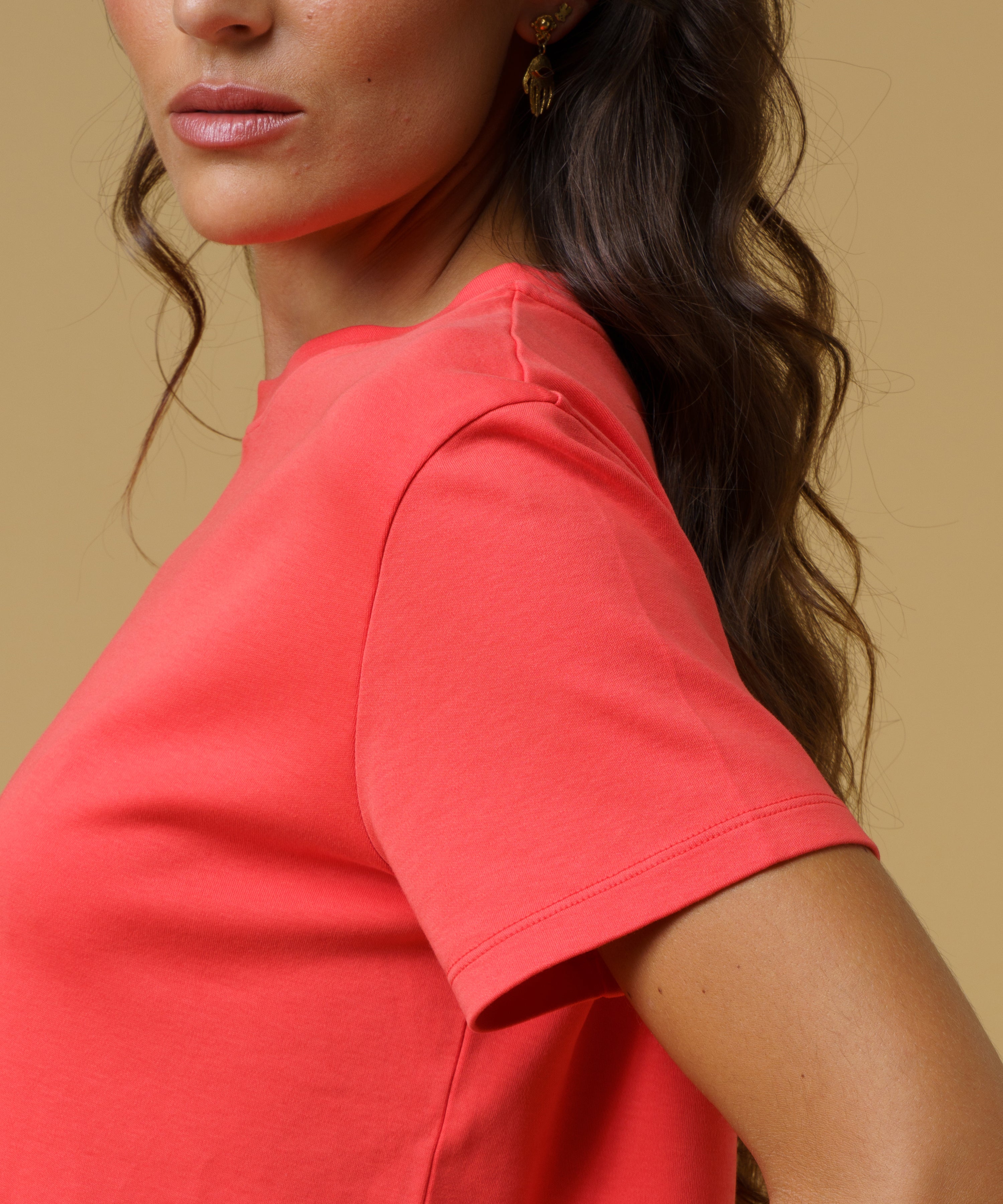 JAK T-Shirt 01 t-shirt femme orange coton bio
