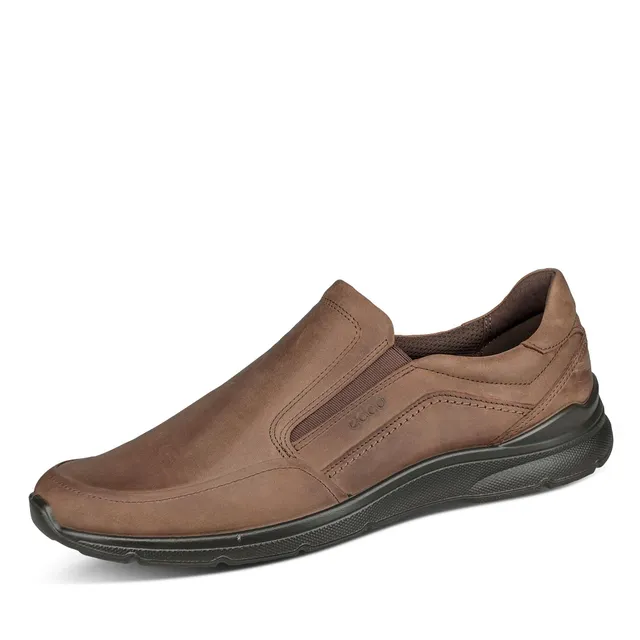 ECCO Irving Mocassin Homme Noir Cuir Sans Lacets