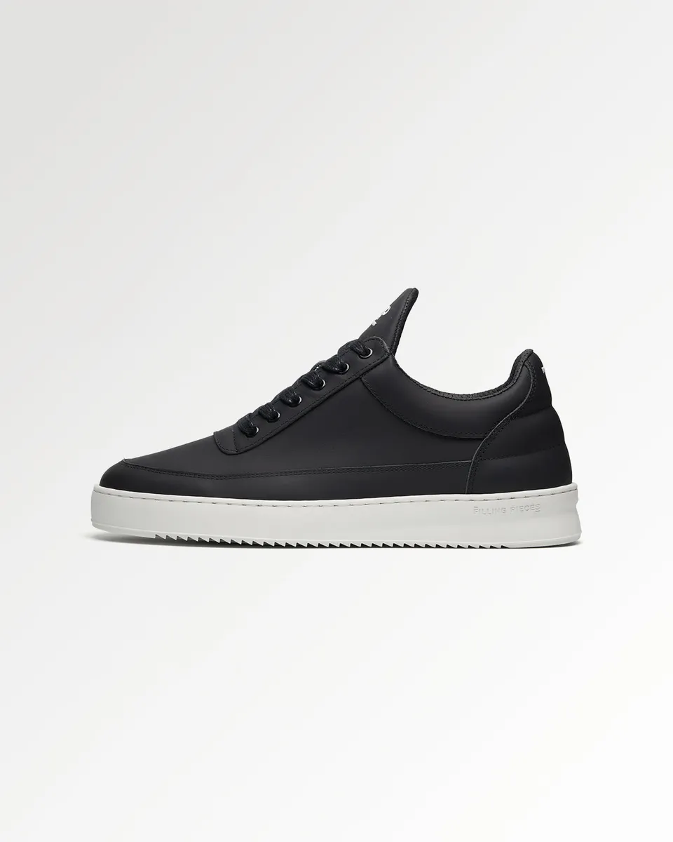 Filling Pieces Low Top sneaker Organic Nappa Black cuir