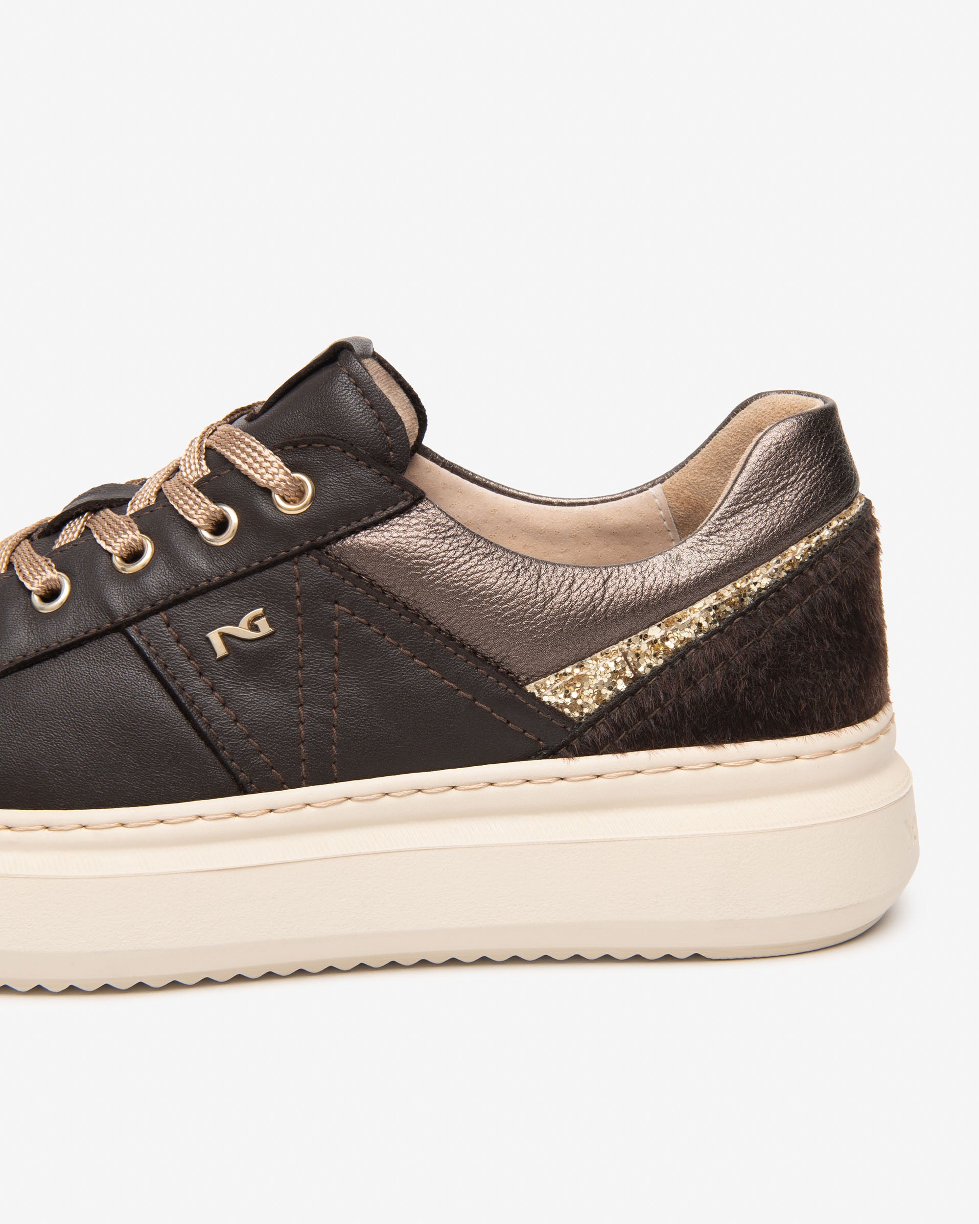 NeroGiardini Sneakers Femme Cuir Technique plateforme 40mm