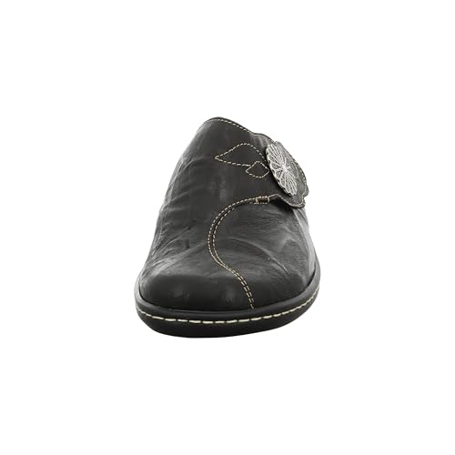Think Camilla Mules Femme Cuir Noir Combi 38 EU Confort