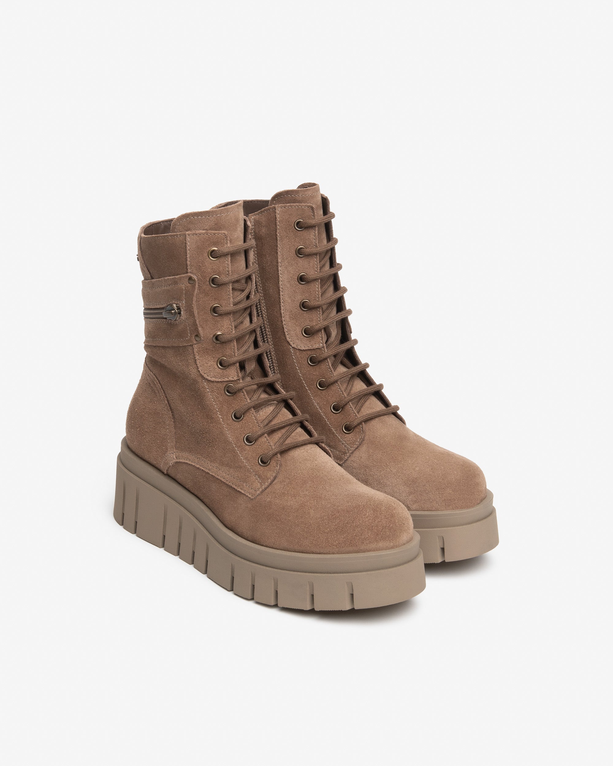 NeroGiardini Bottines Motardes Femme Cuir Velours 55 mm