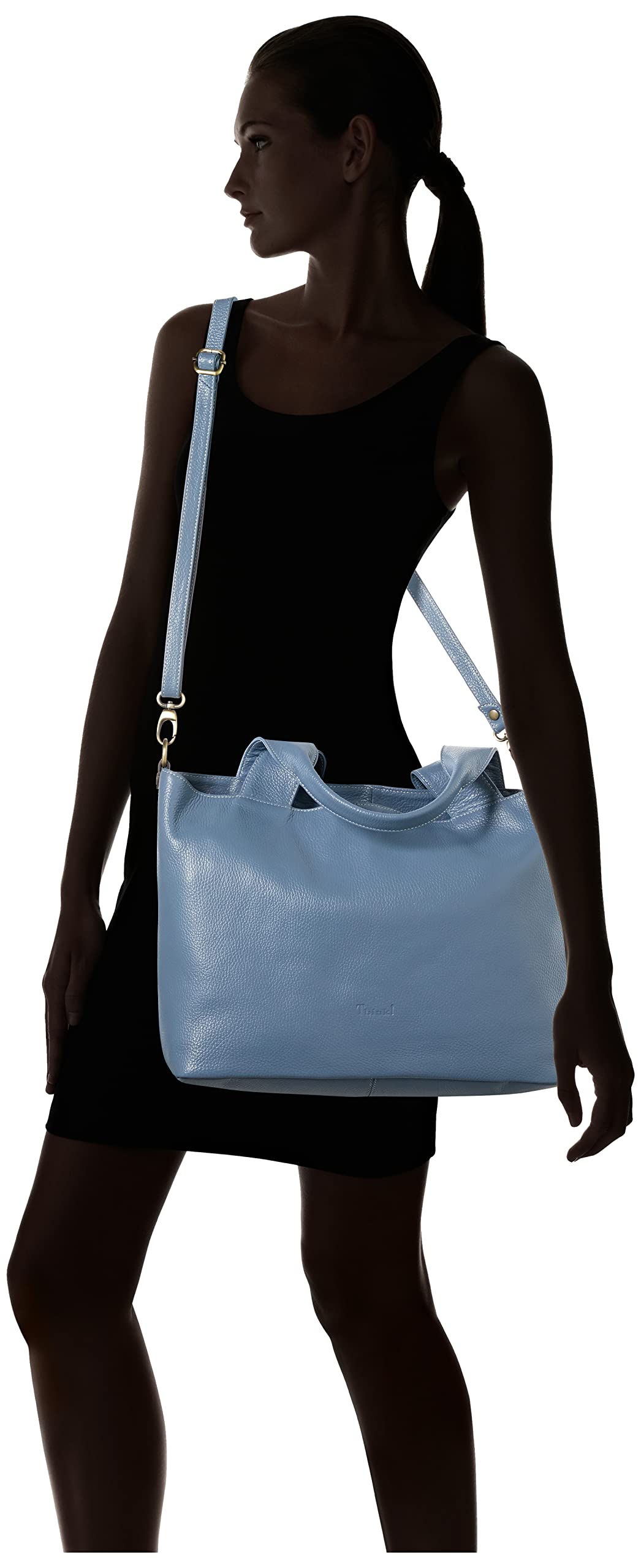 Think 3-000800 sac bandoulière cuir denim taille unique