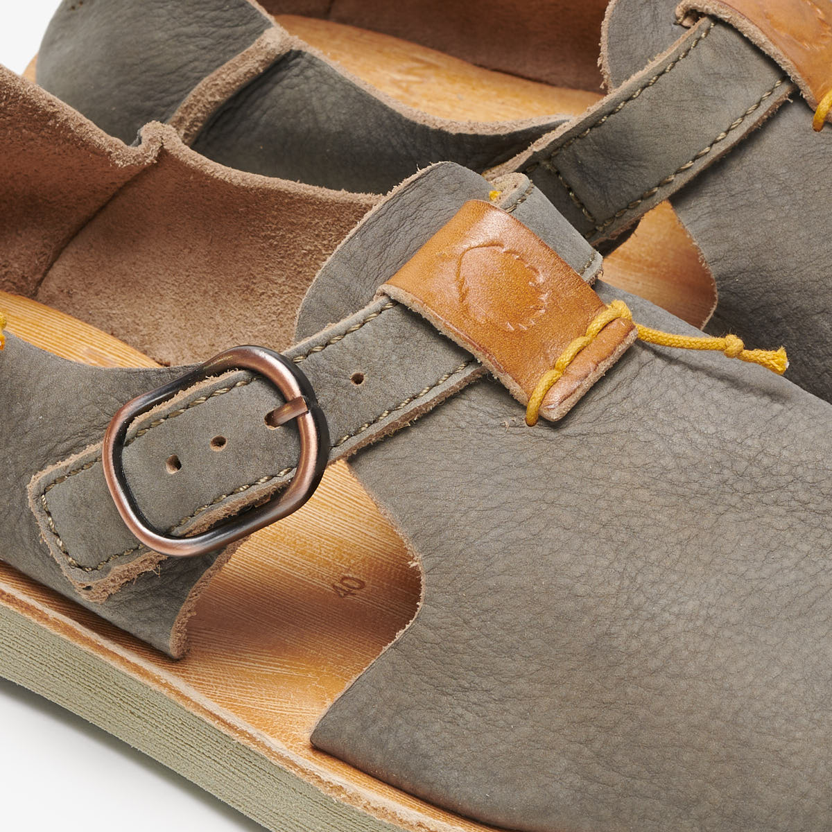 Satorisan Benirras Premium Algue sandales cuir