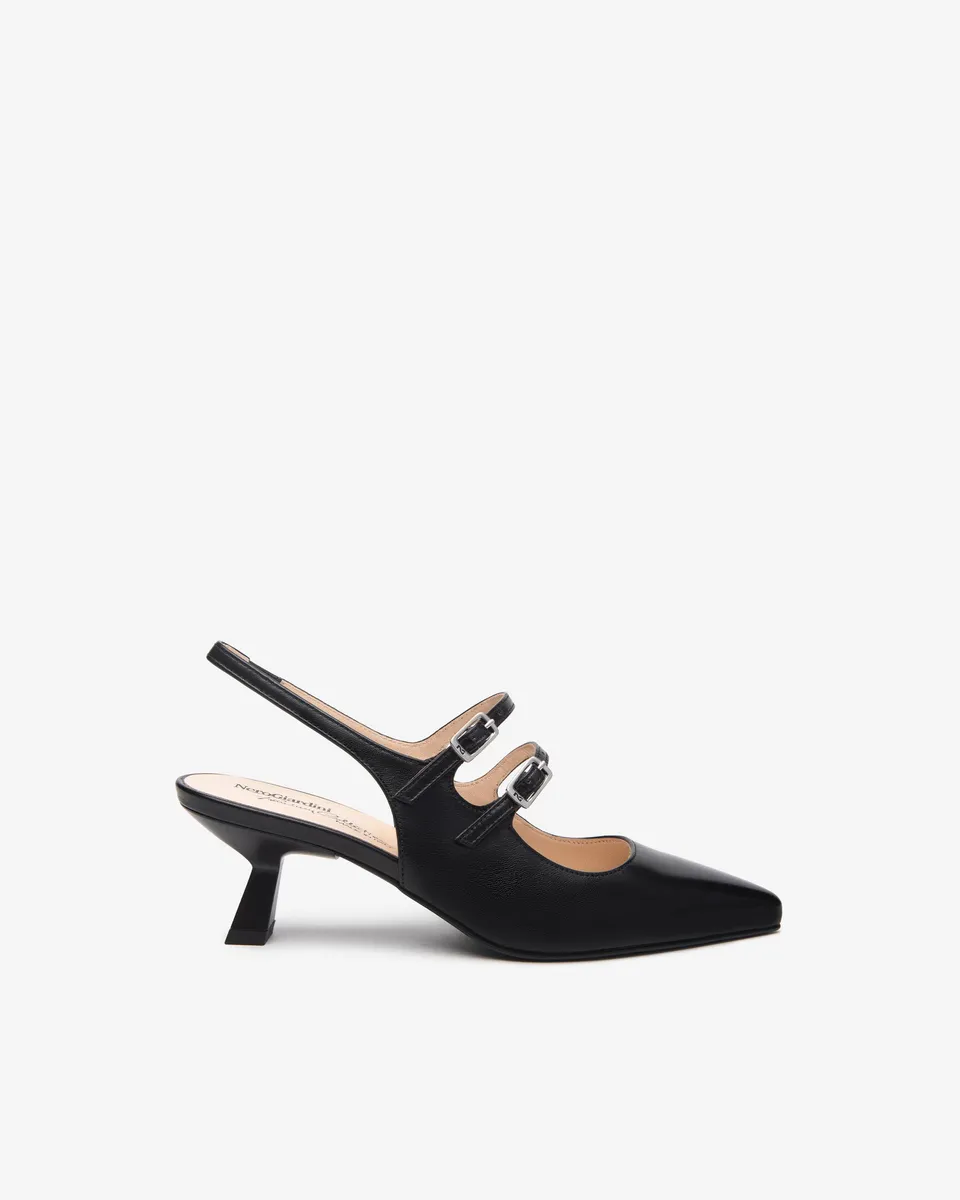 Nerogiardini Slingbacks Femme Cuir Escarpins