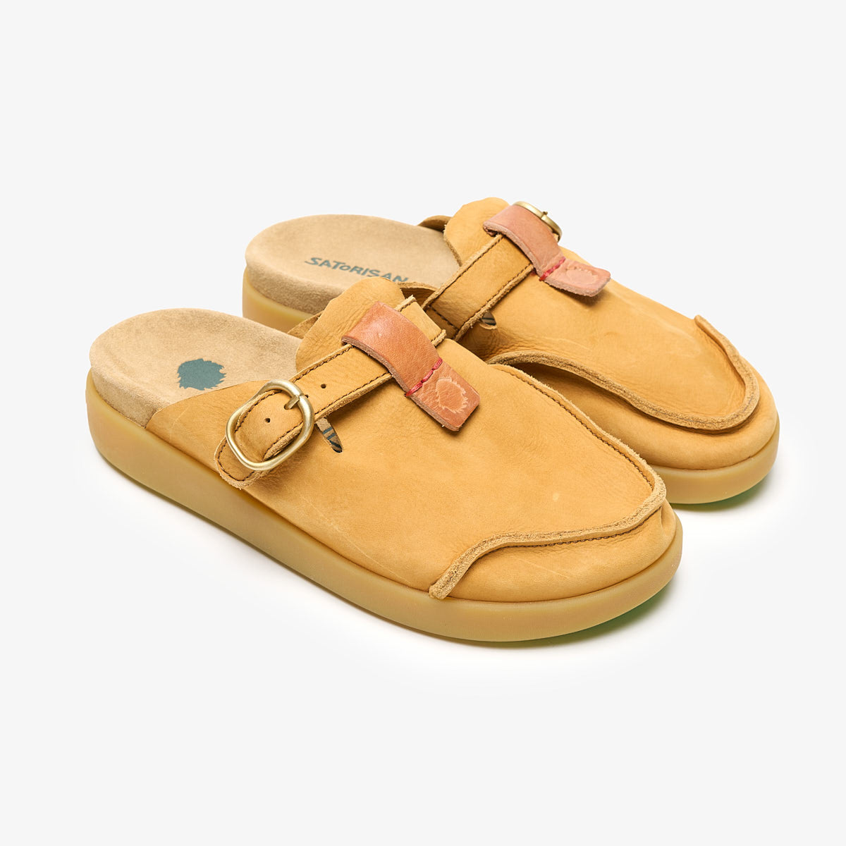 Satorisan Hoote Premium Peanut sabot cuir slip-on