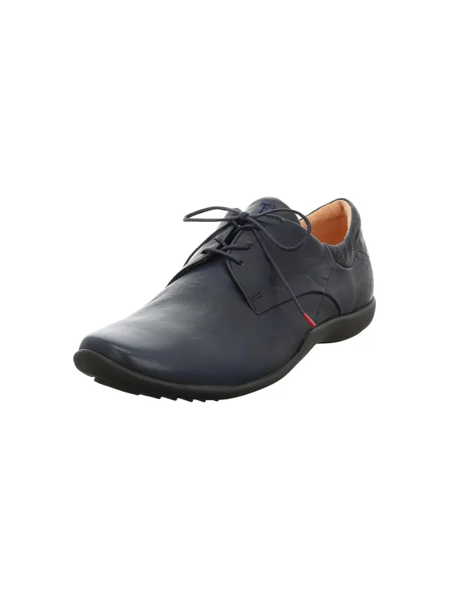 Think Stone chaussures basses cuir bleu marine 42 EU homme