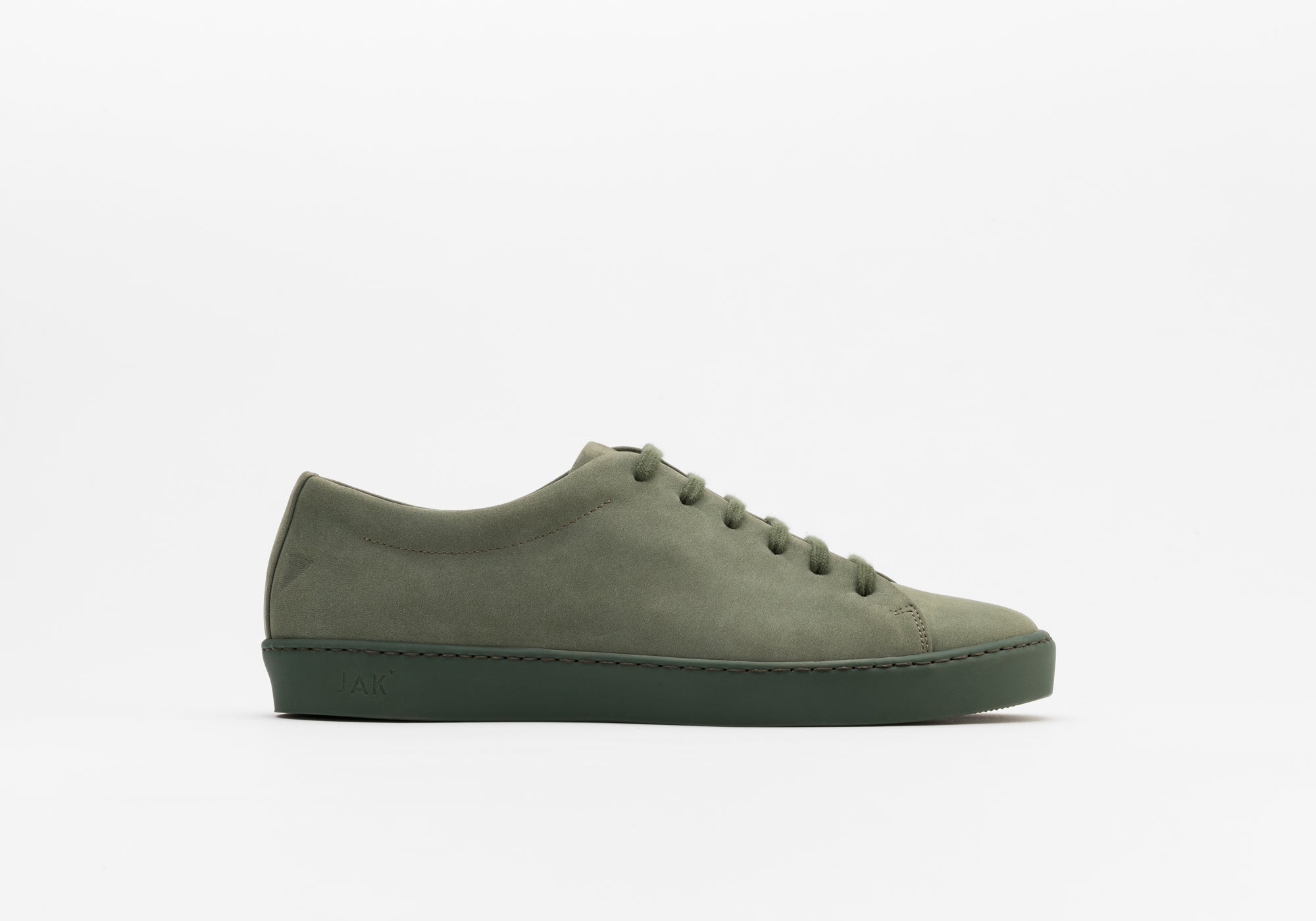 JAK Royal Nubuck baskets nubuck vert bouteille 39