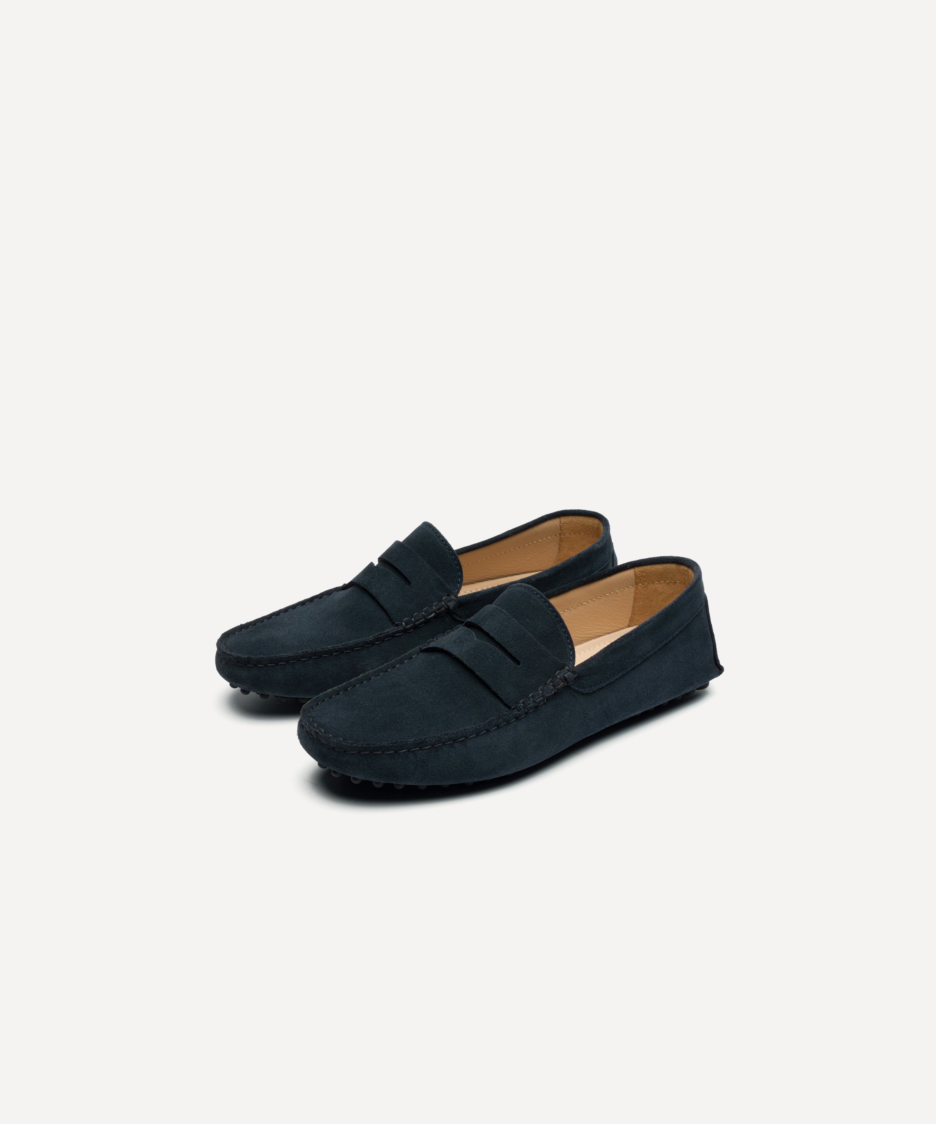 JAK Strada SD mocassins daim bleu marine