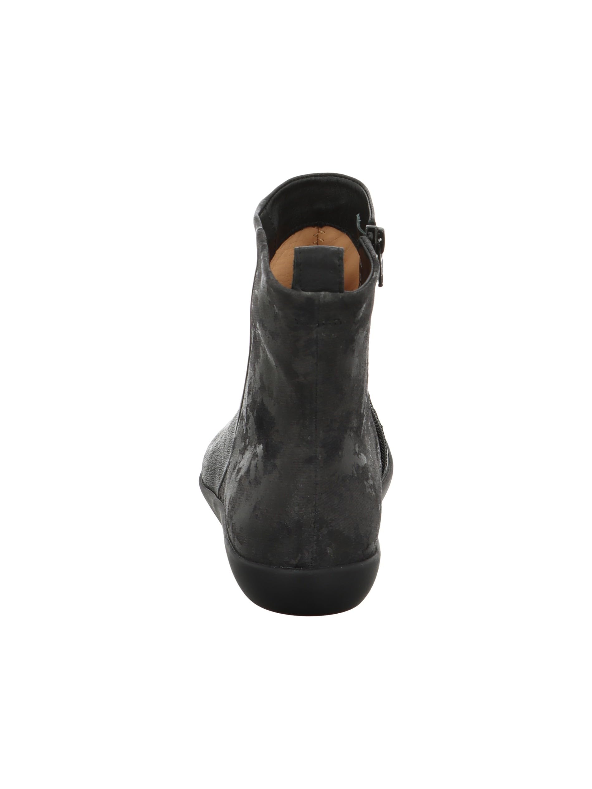 Think Nature bottines femme cuir doublure cuir noir