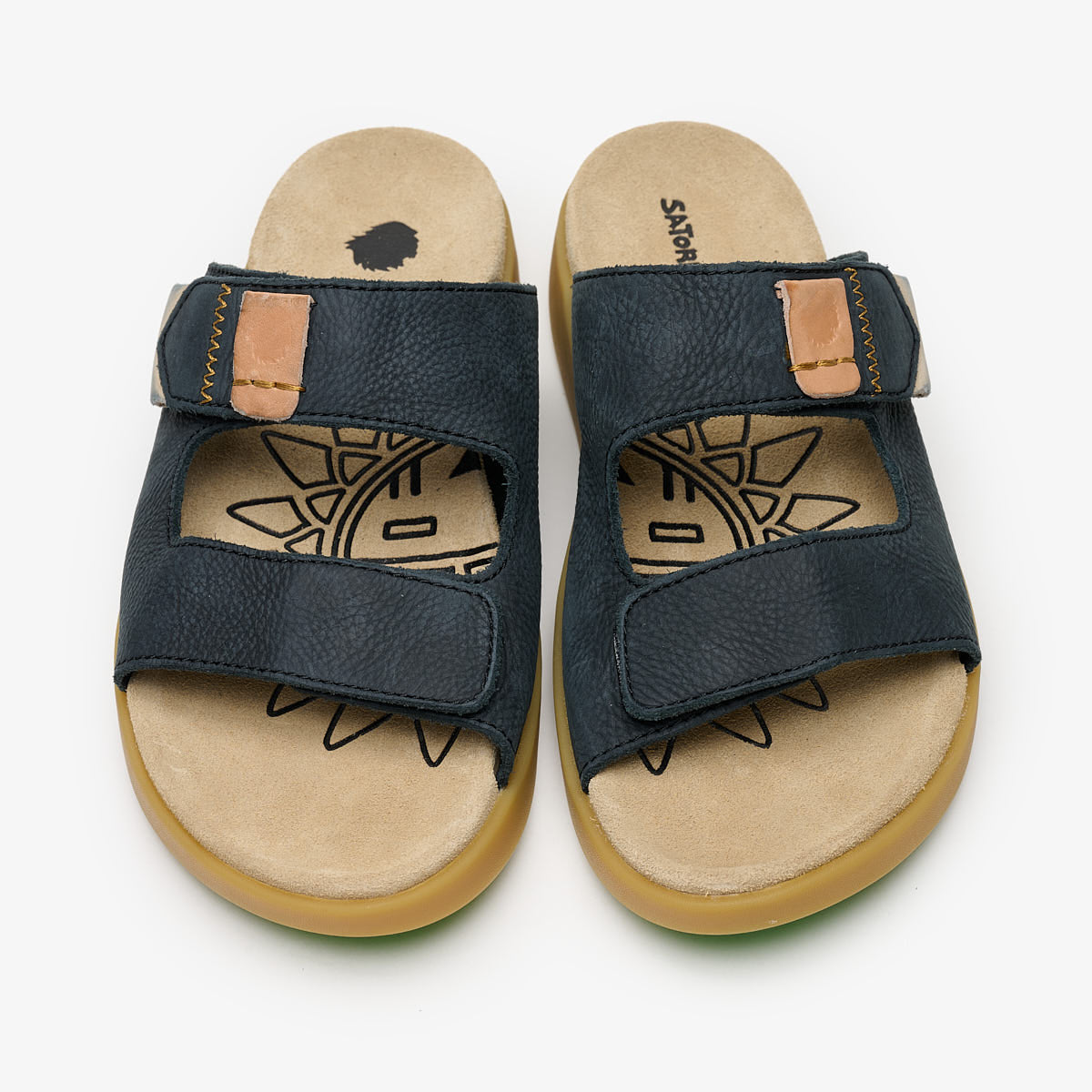 Satorisan Hootsani Premium sandales Carbon cuir