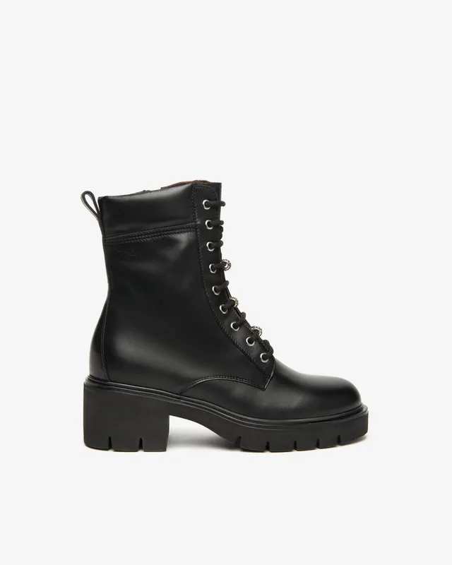 NeroGiardini Bottines Motardes Femme Cuir