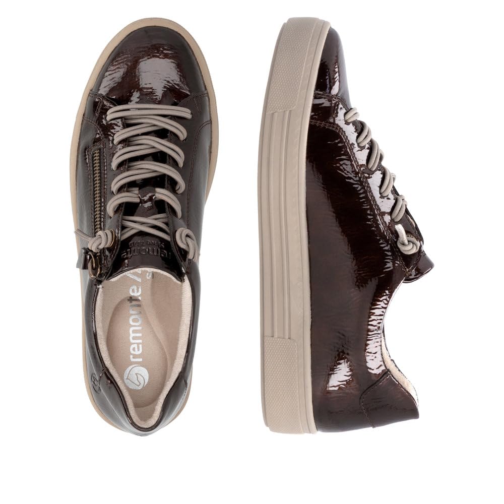 Remonte D0920 Baskets Basses Femme Marron 39 EU Vegan