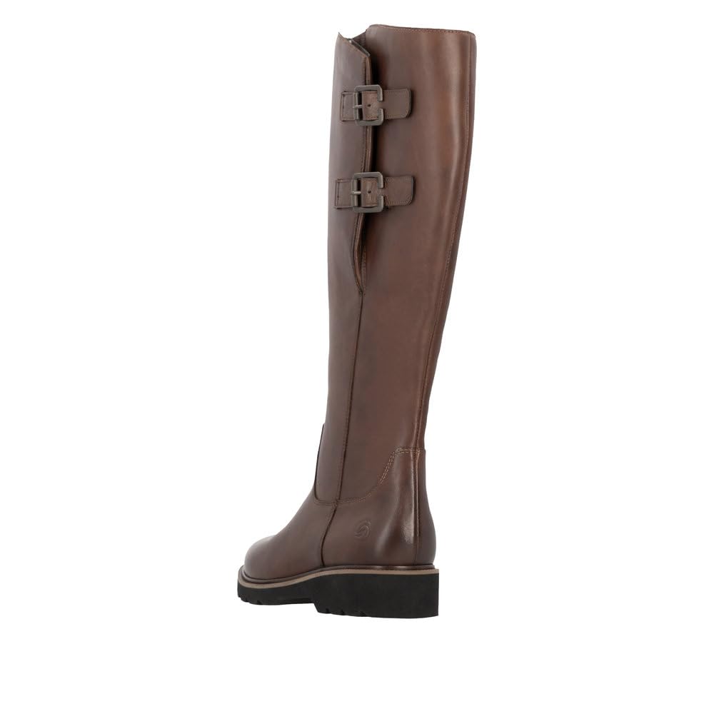 Remonte D3S74 bottes montantes noir 39 EU cuir chaud