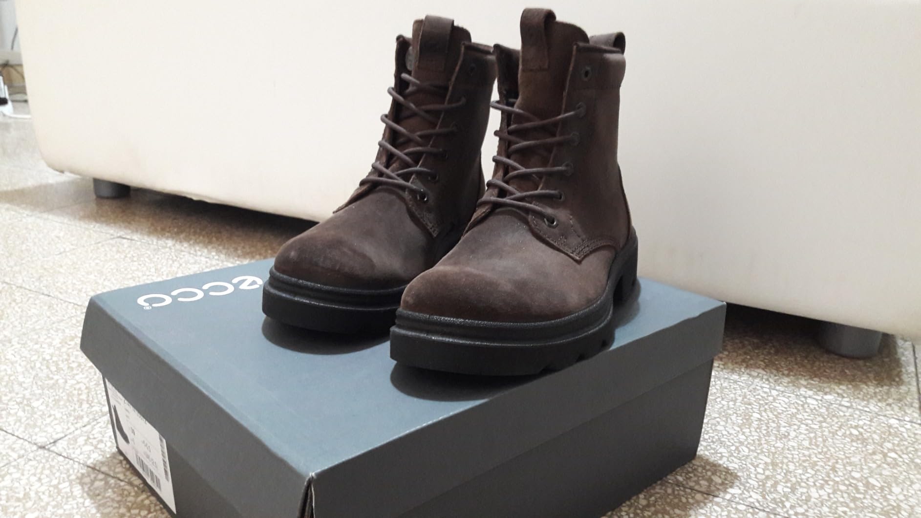 ECCO Grainer Boots Homme 46 EU Noir Imperméable