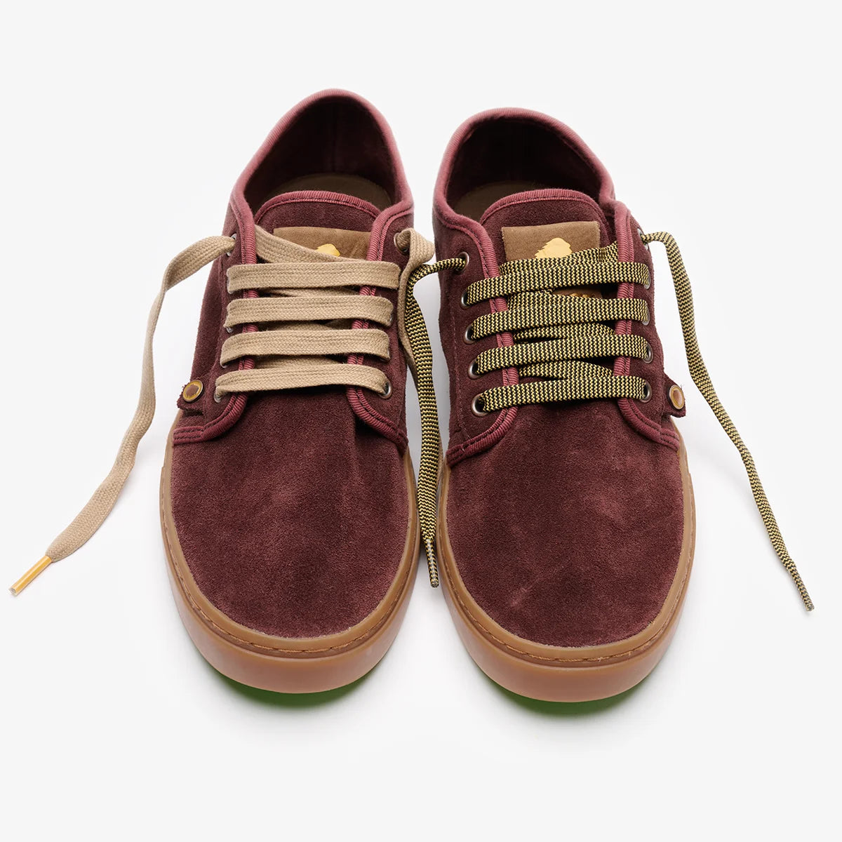 Satorisan Heisei Suede baskets garnet daim
