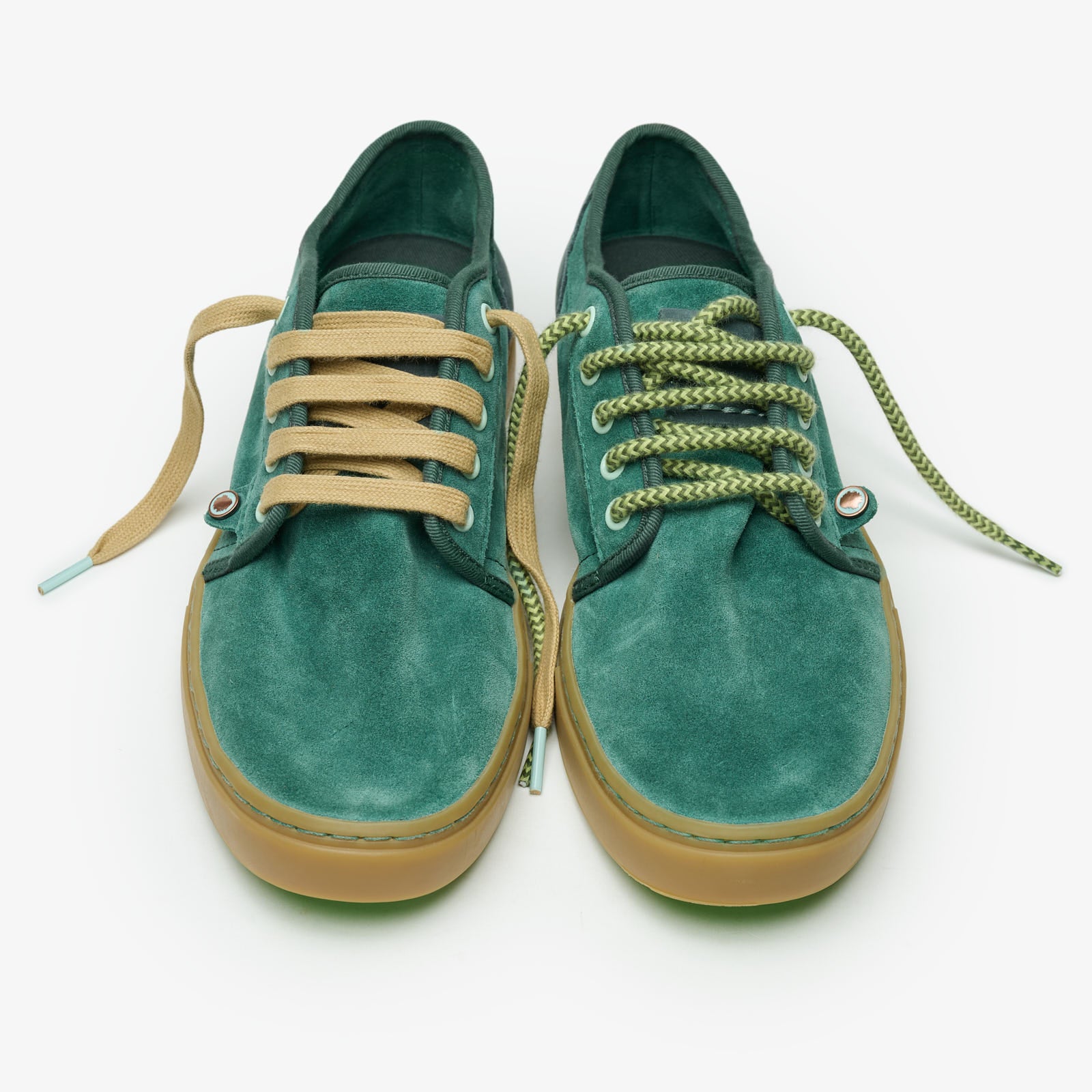 Satorisan Heisei Suede baskets Diving Green daim