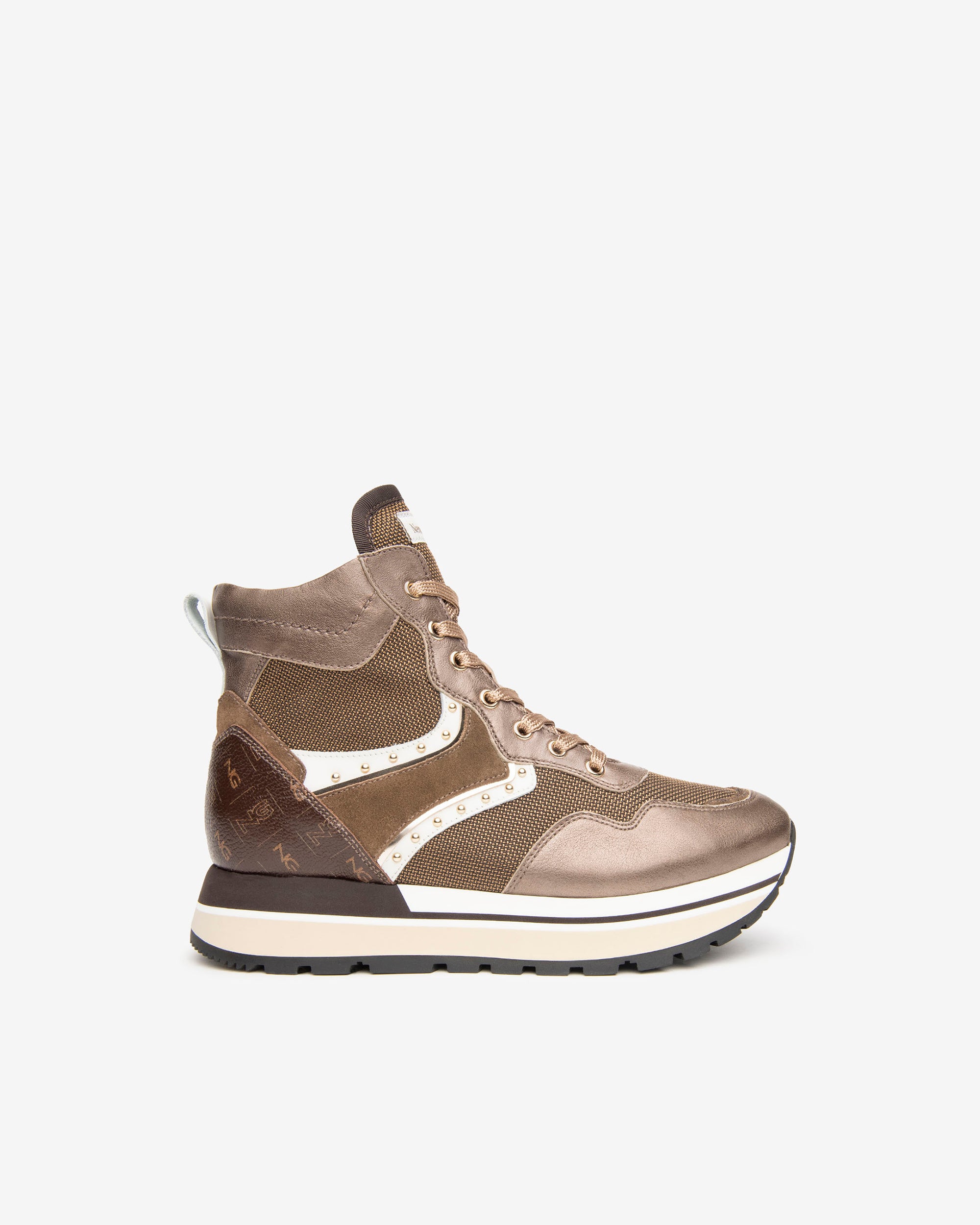 NeroGiardini Sneakers montantes femme cuir velours pointure 38