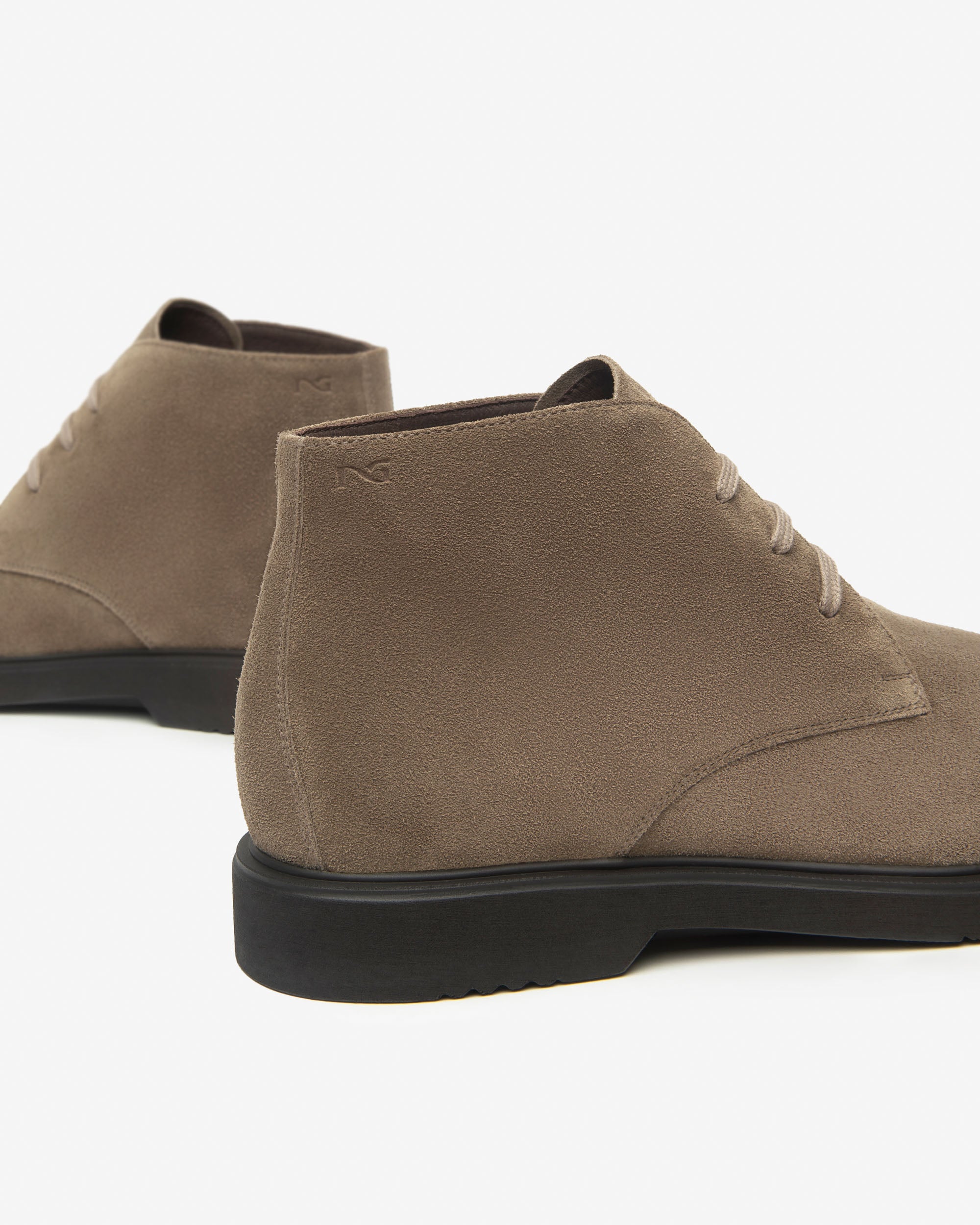 NeroGiardini Bottes Boots Homme Cuir Velours Desert