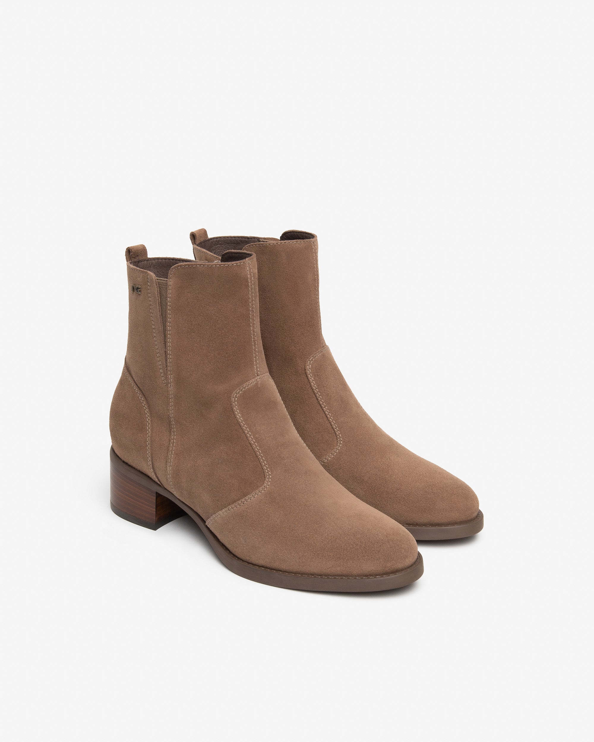 NeroGiardini Bottines Femme Bottines Velours Talon Bloc