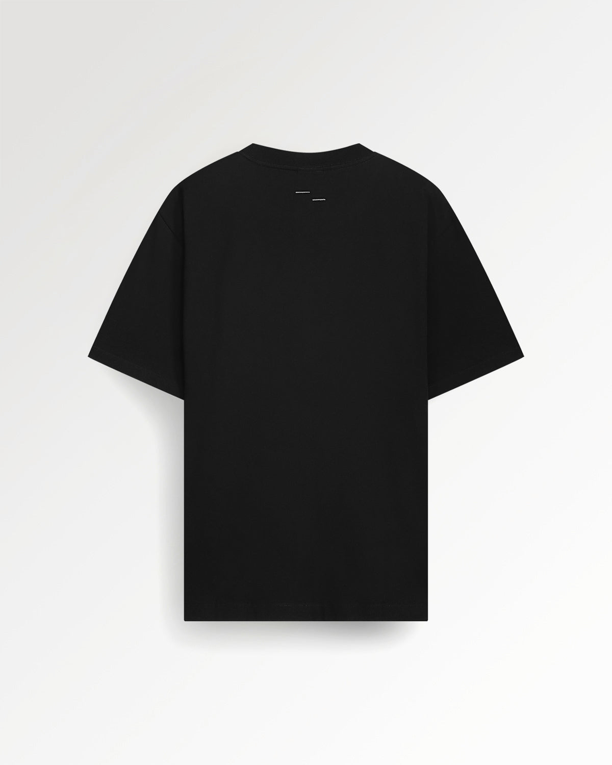 Filling Pieces T-shirt Embroidered Knot Black coton regular