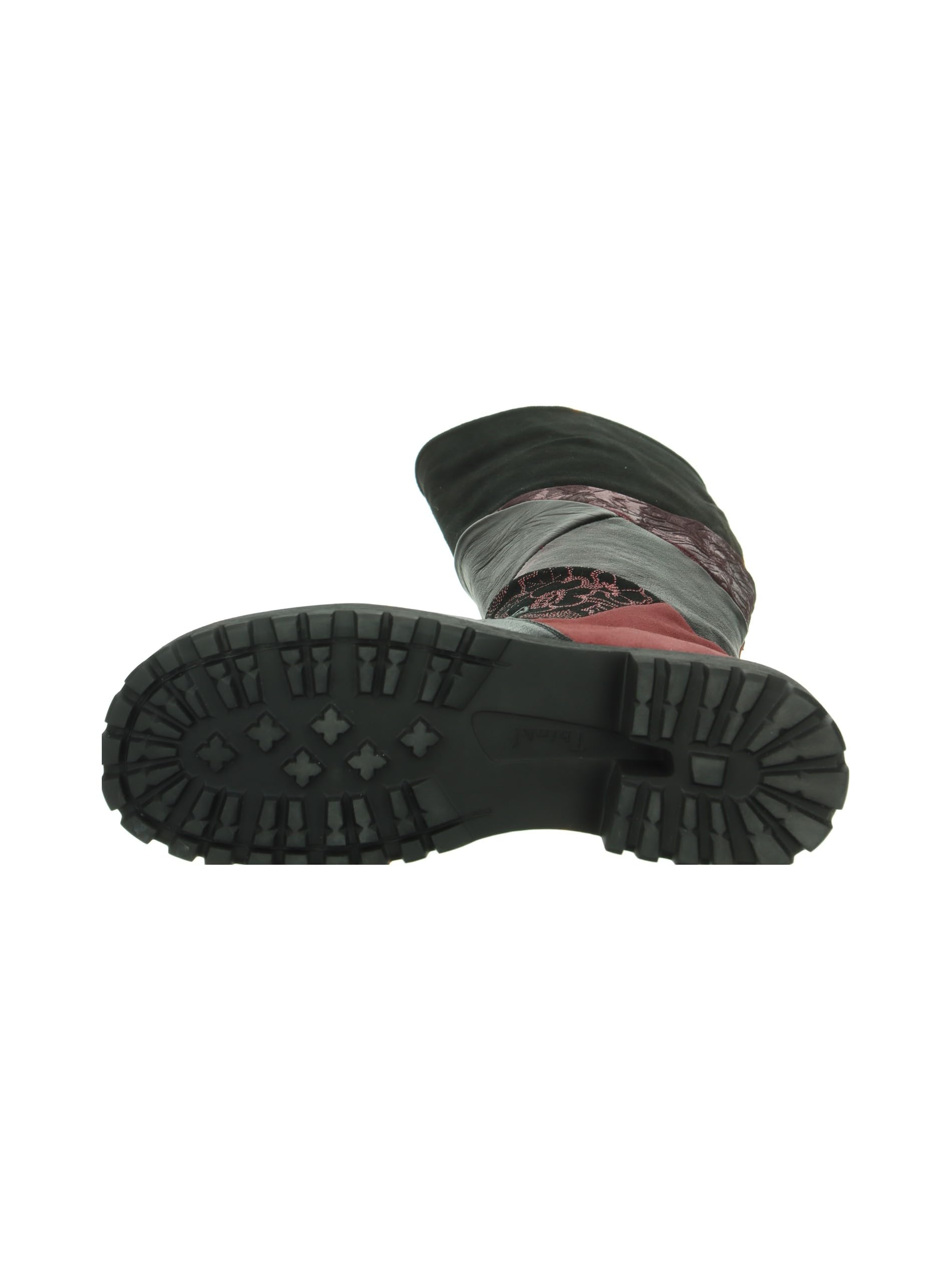 Think Trento Bottes Femme 36 EU Olive Combi Textile