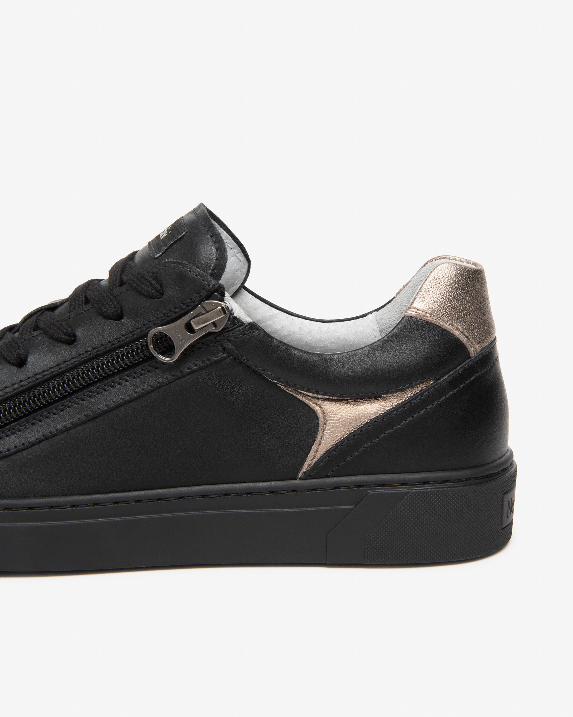 NeroGiardini Sneakers Femme Cuir Zip Latéral