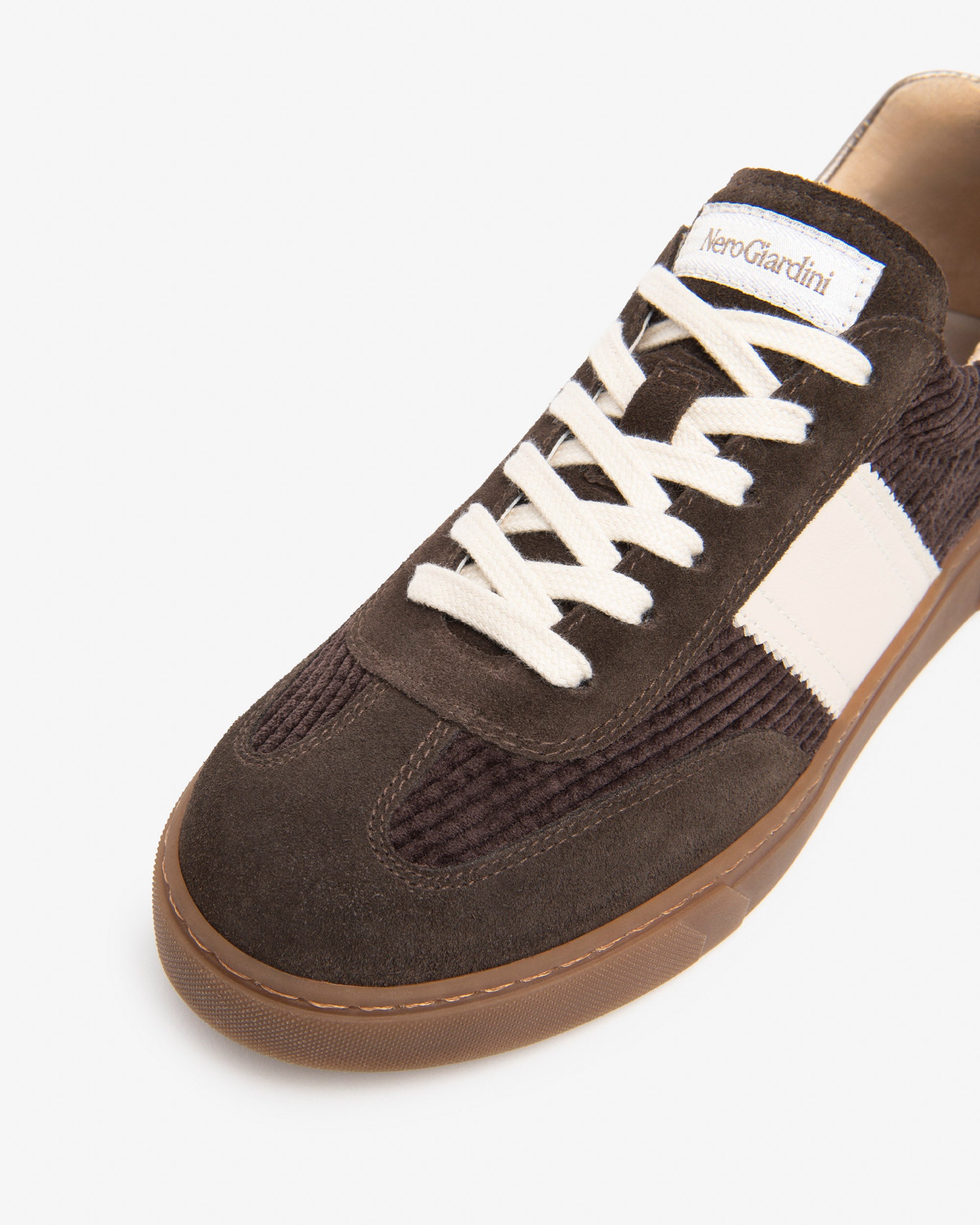 NeroGiardini Sneakers Femme Velours Cuir Lacets Pointure 38
