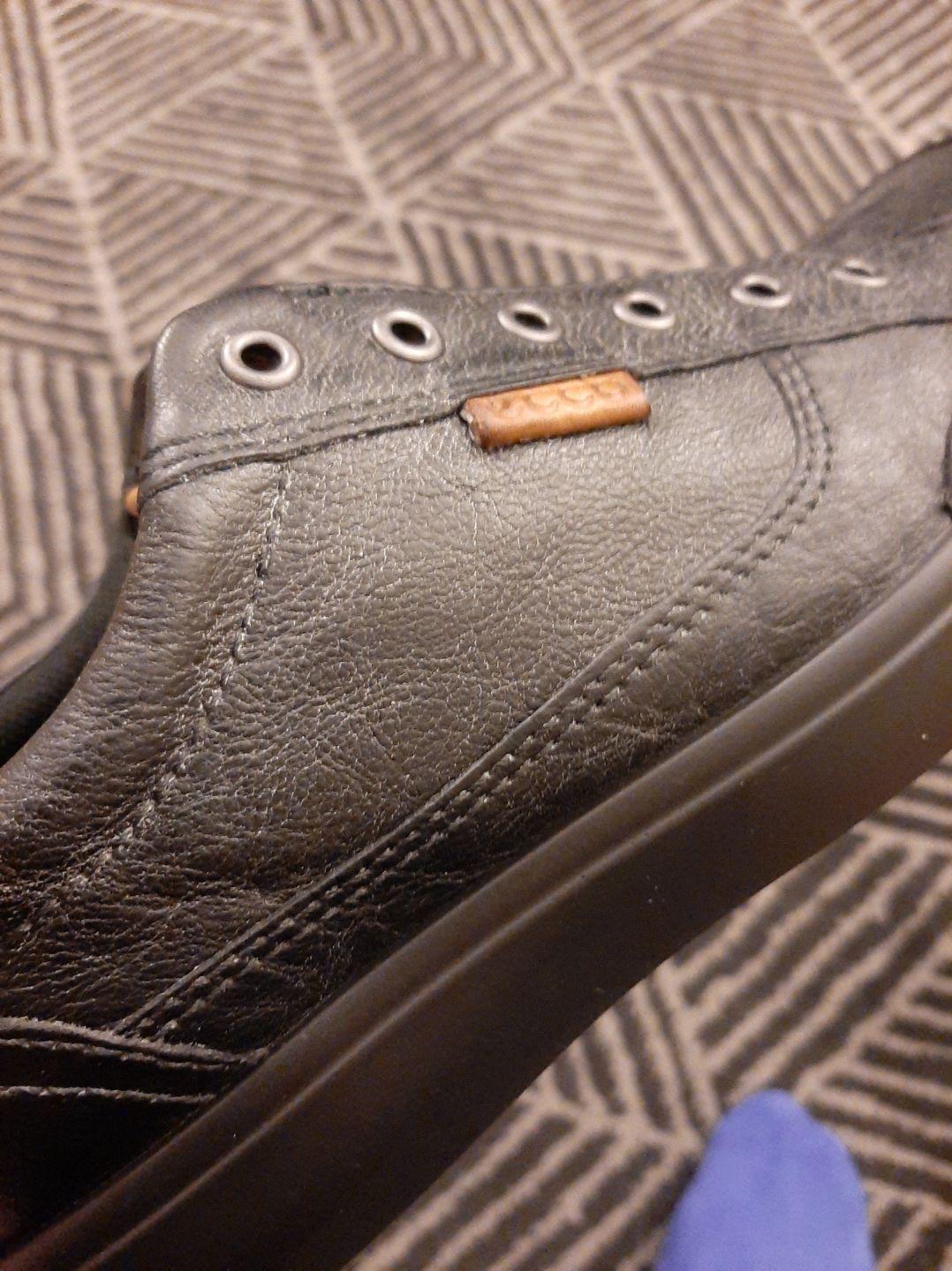 ECCO SOFT 7 baskets homme cuir noir légères