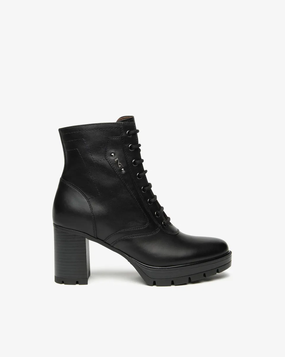 NeroGiardini Bottines Femme en Cuir confort hiver