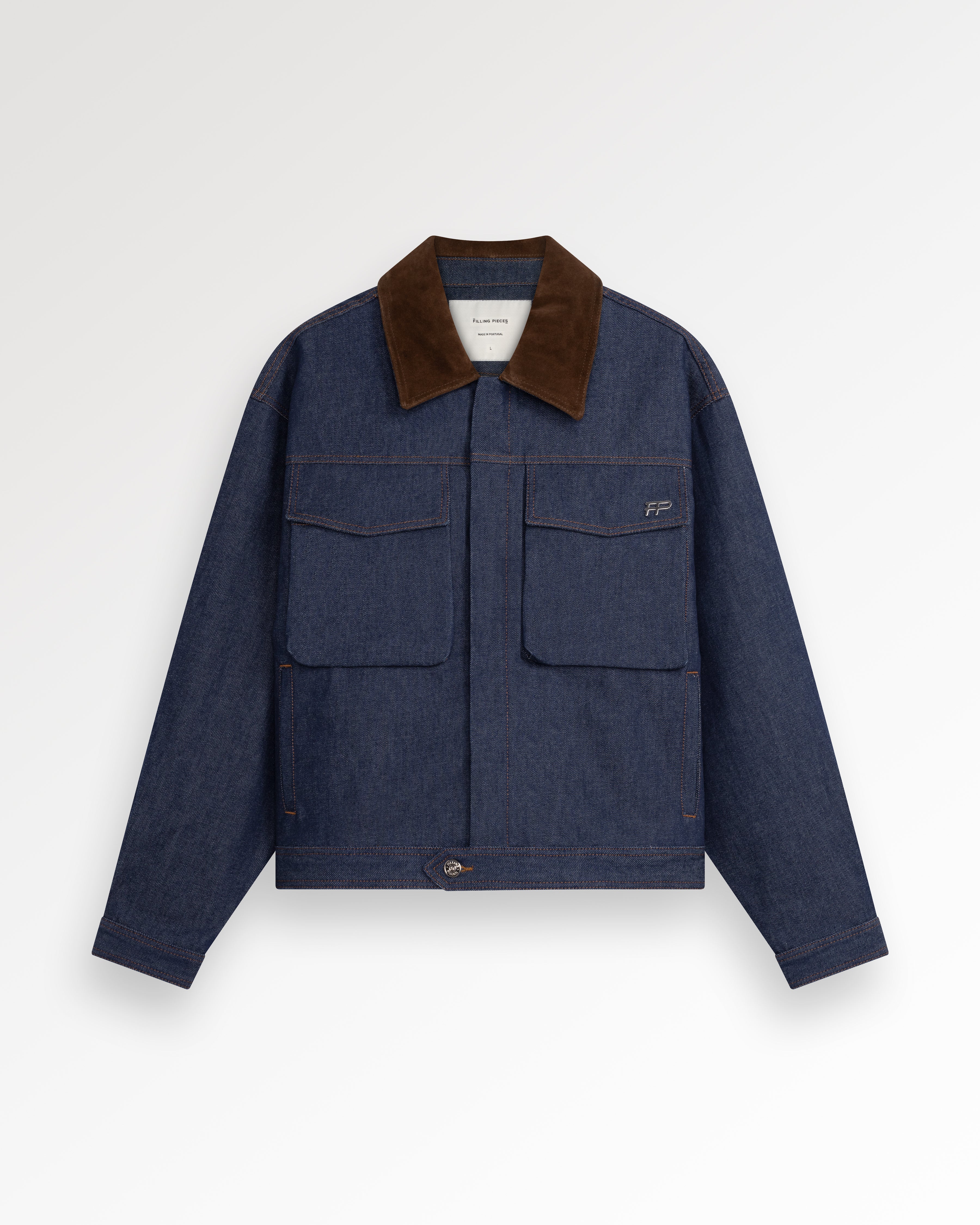 Filling Pieces Denim Jacket veste jean indigo brut