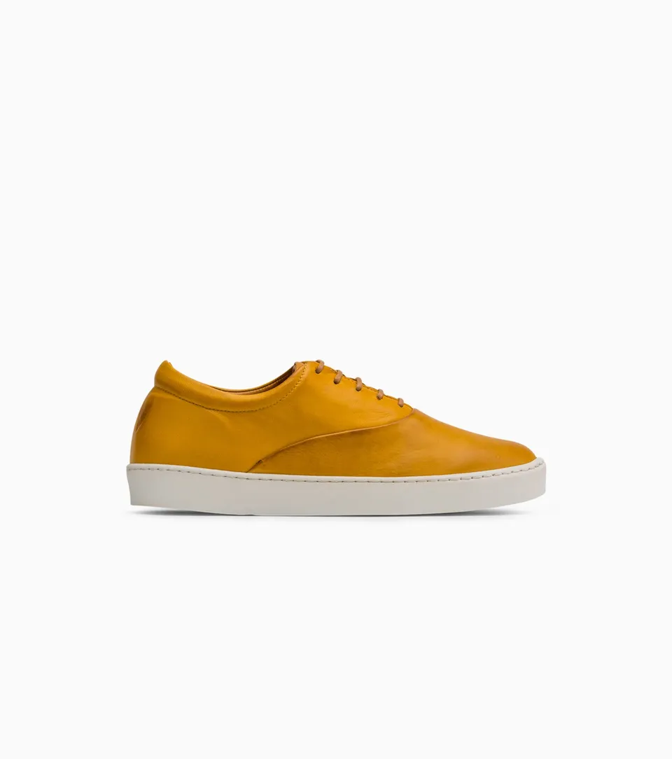 JAK Empire baskets cuir moutarde 35