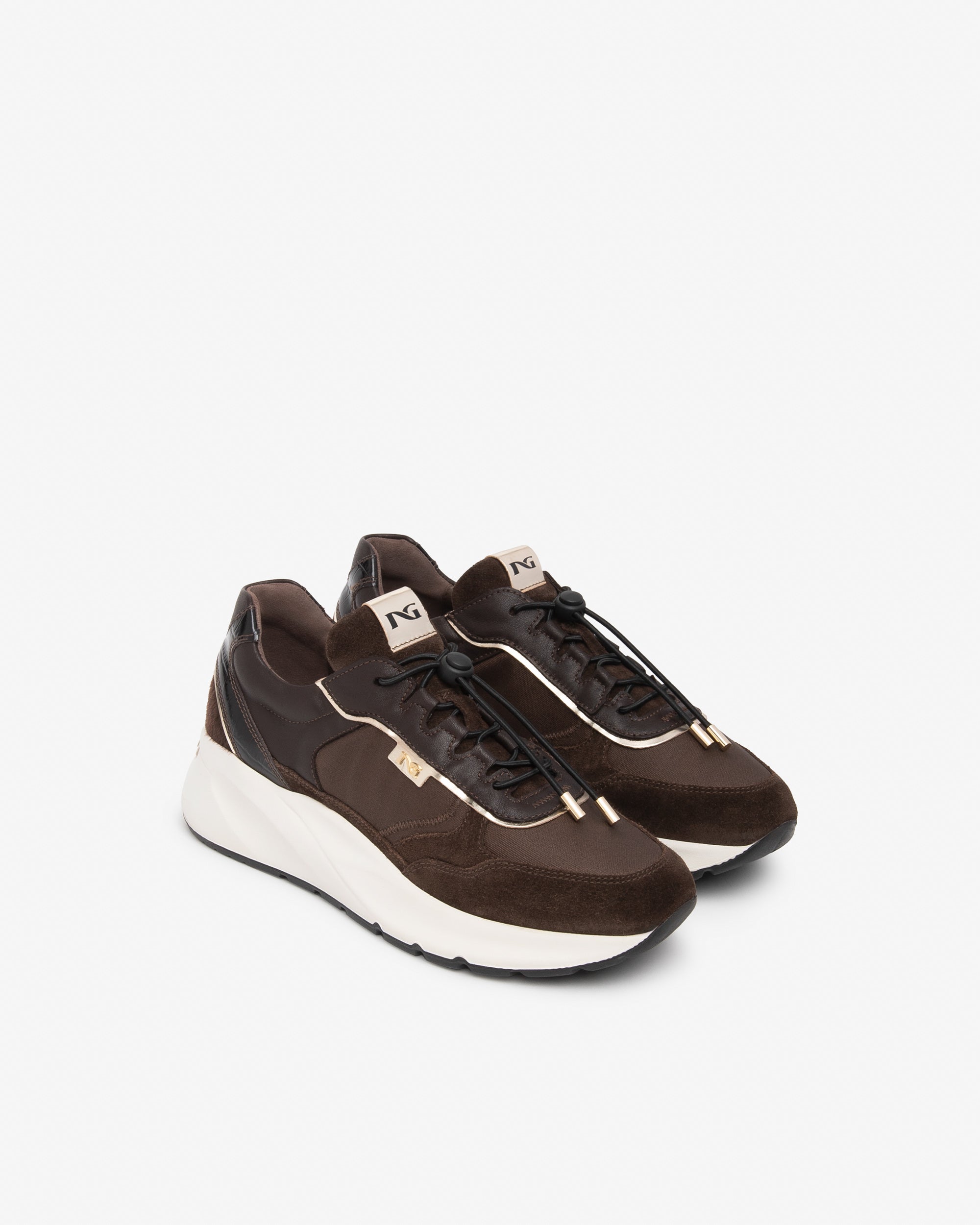 NeroGiardini Sneakers Femme Baskets Cuir Toile 35-41
