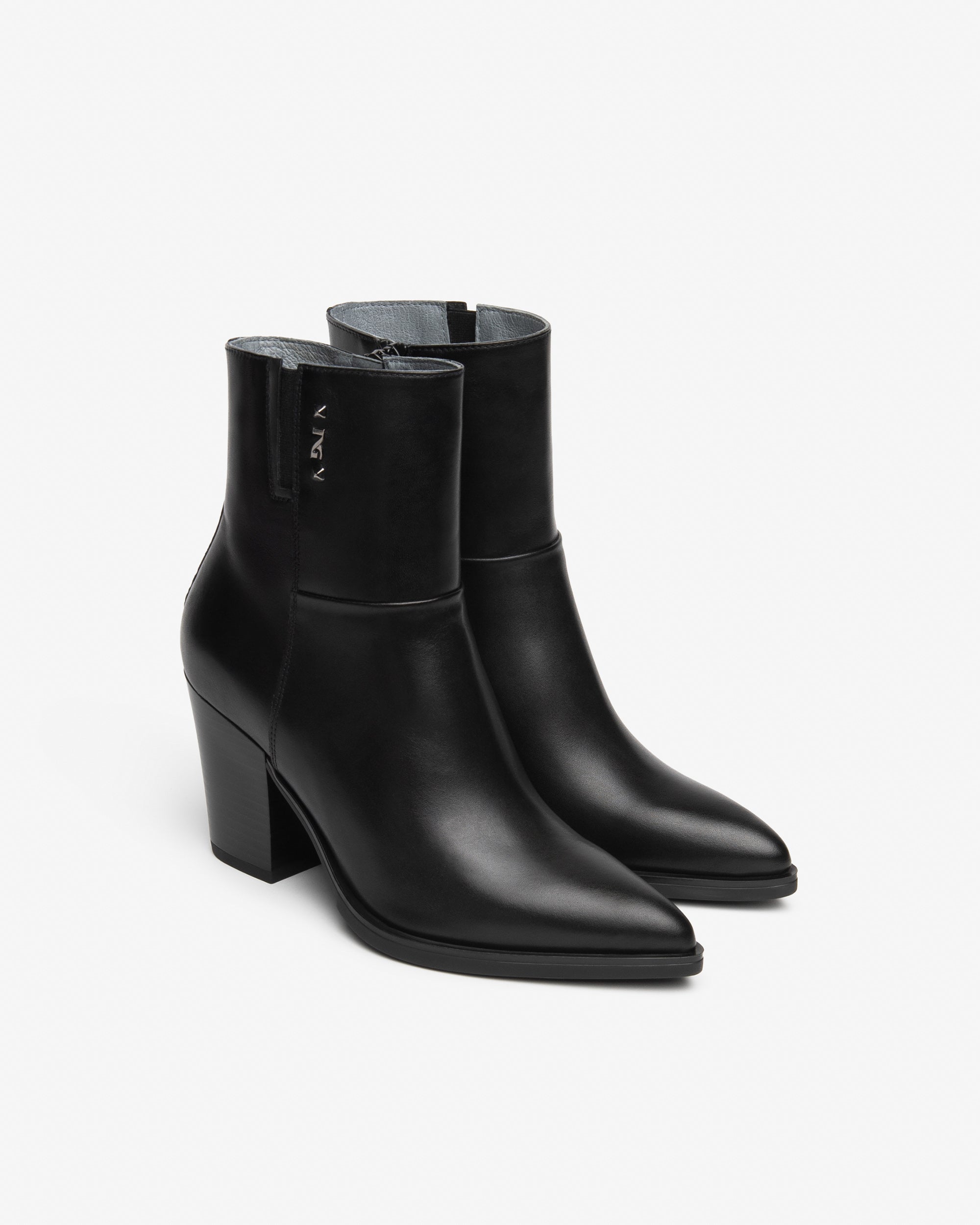 NeroGiardini Bottines Femme Cuir Bottine Talon 80 mm