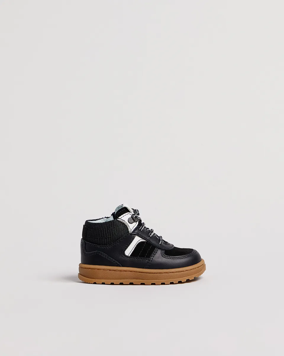 NeroGiardini Bottines Junior Garçon Cuir Toile