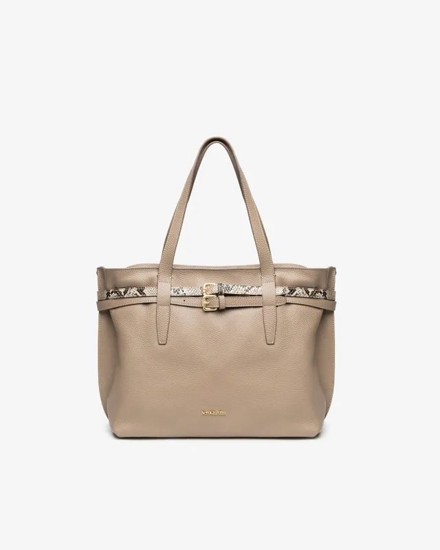 Nerogiardini Sacs Épaule Femme Cuir Boucle Dorée Taille PZ