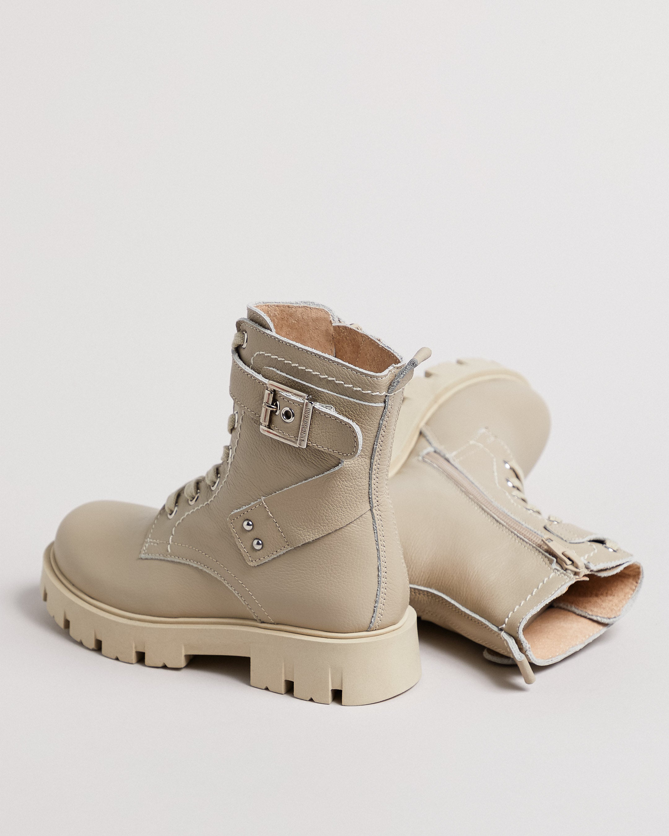NeroGiardini Bottines motardes cuir fille teen