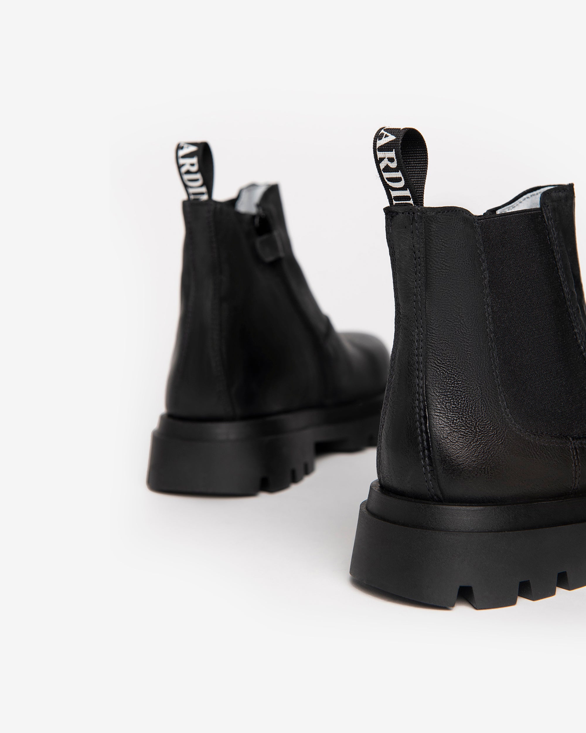 NeroGiardini Bottines Teens Garçon Cuir Velours Fermeture