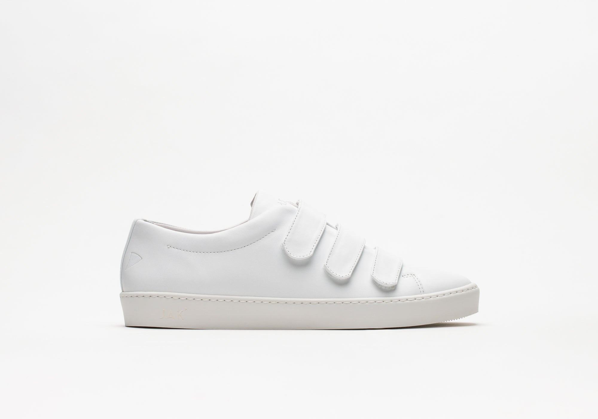 JAK Fika White sneakers cuir blanc scratch
