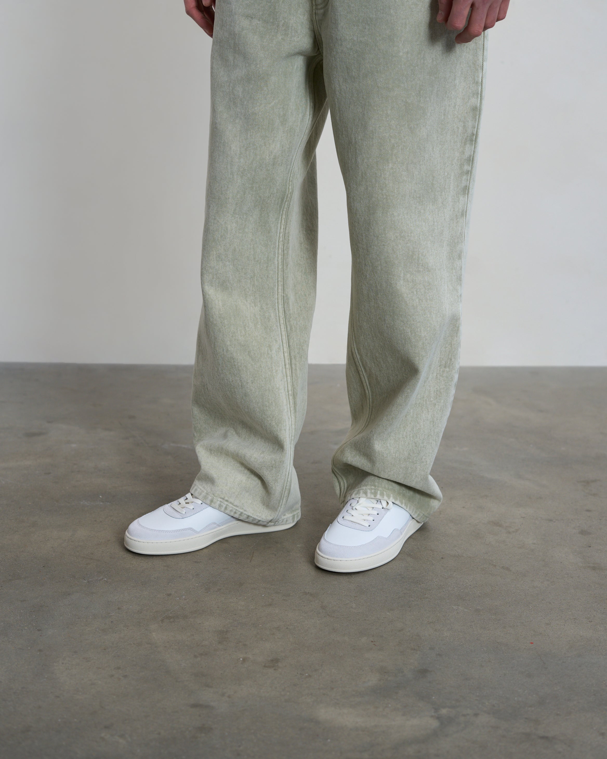 Filling Pieces Low Tide sneakers blanches cuir suède