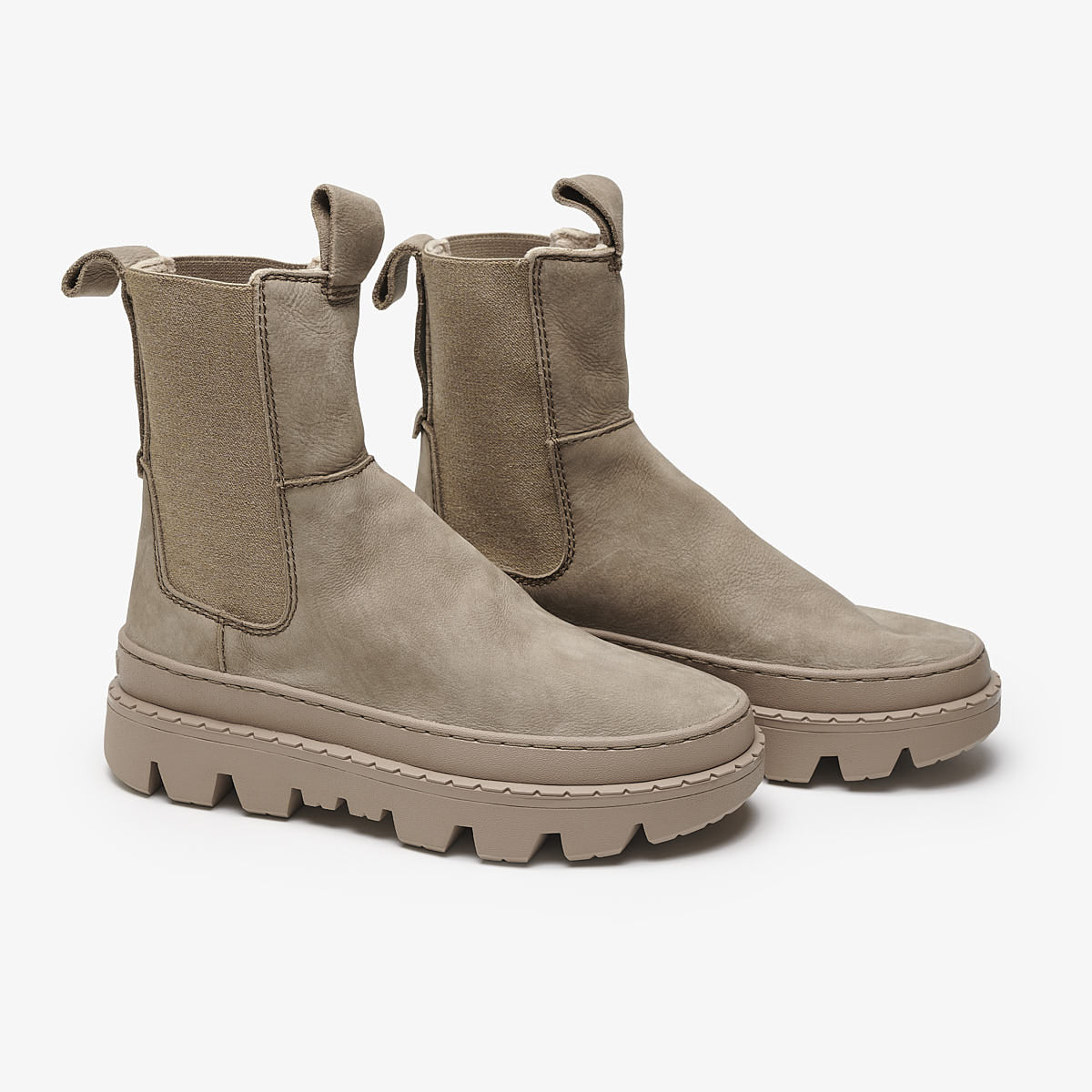 Satorisan Unalome Elastics Premium bottines cuir Loden