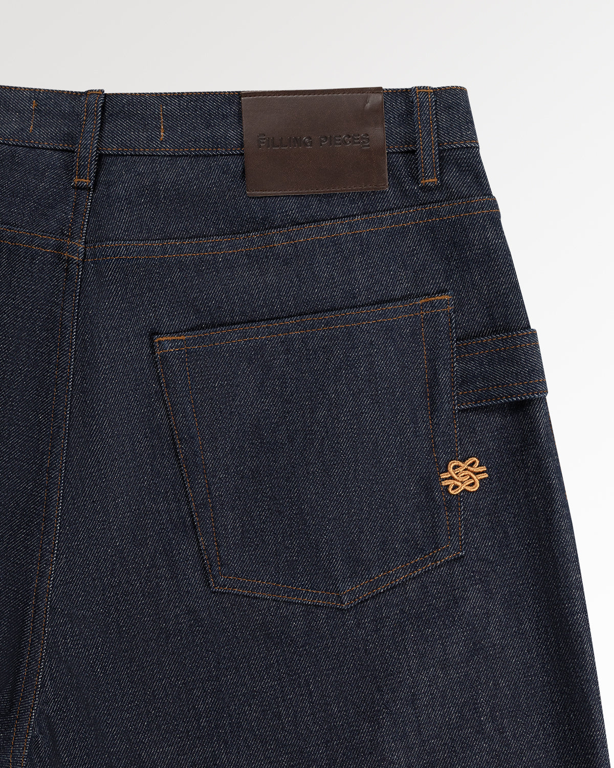 Filling Pieces Denim Raw Indigo jean indigo coton