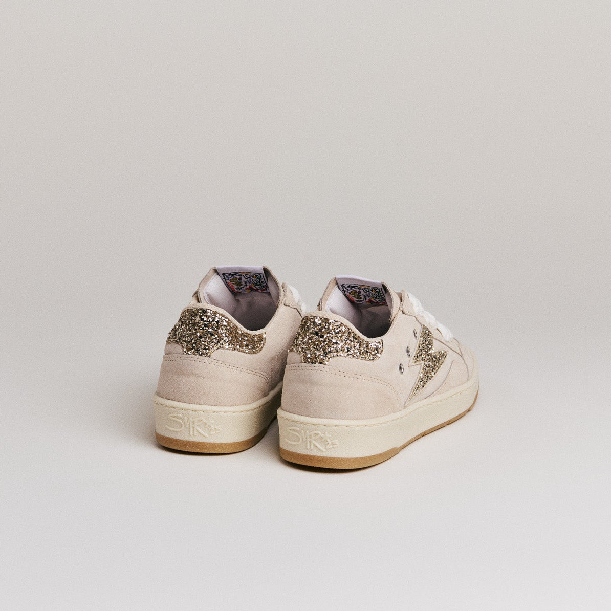 Semerdjian Dany D359 baskets beige daim tissu