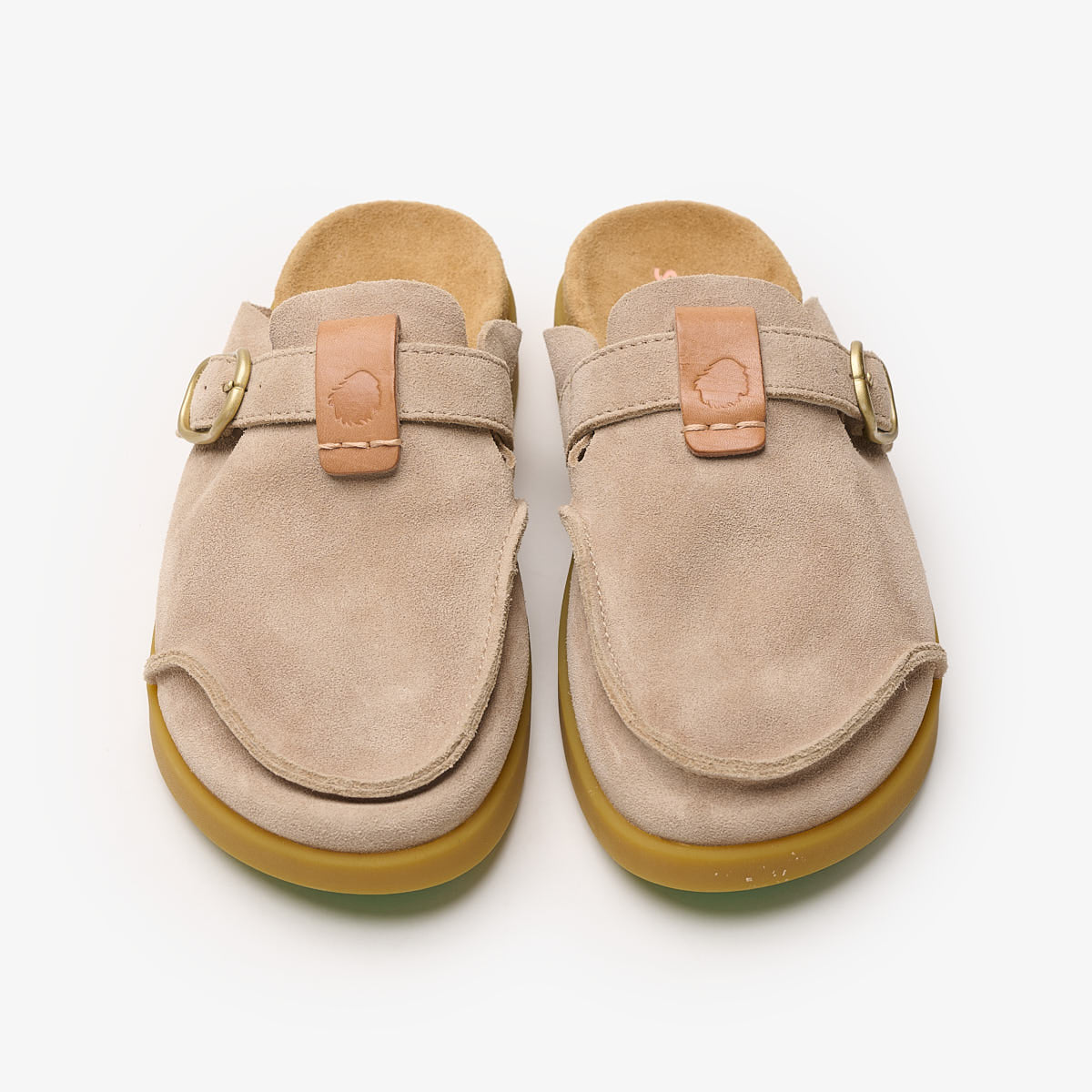 Satorisan Hoote Lux sabot cuir beige sand