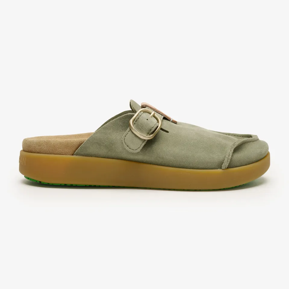 Satorisan Hoote Lux slip on cuir Marshland