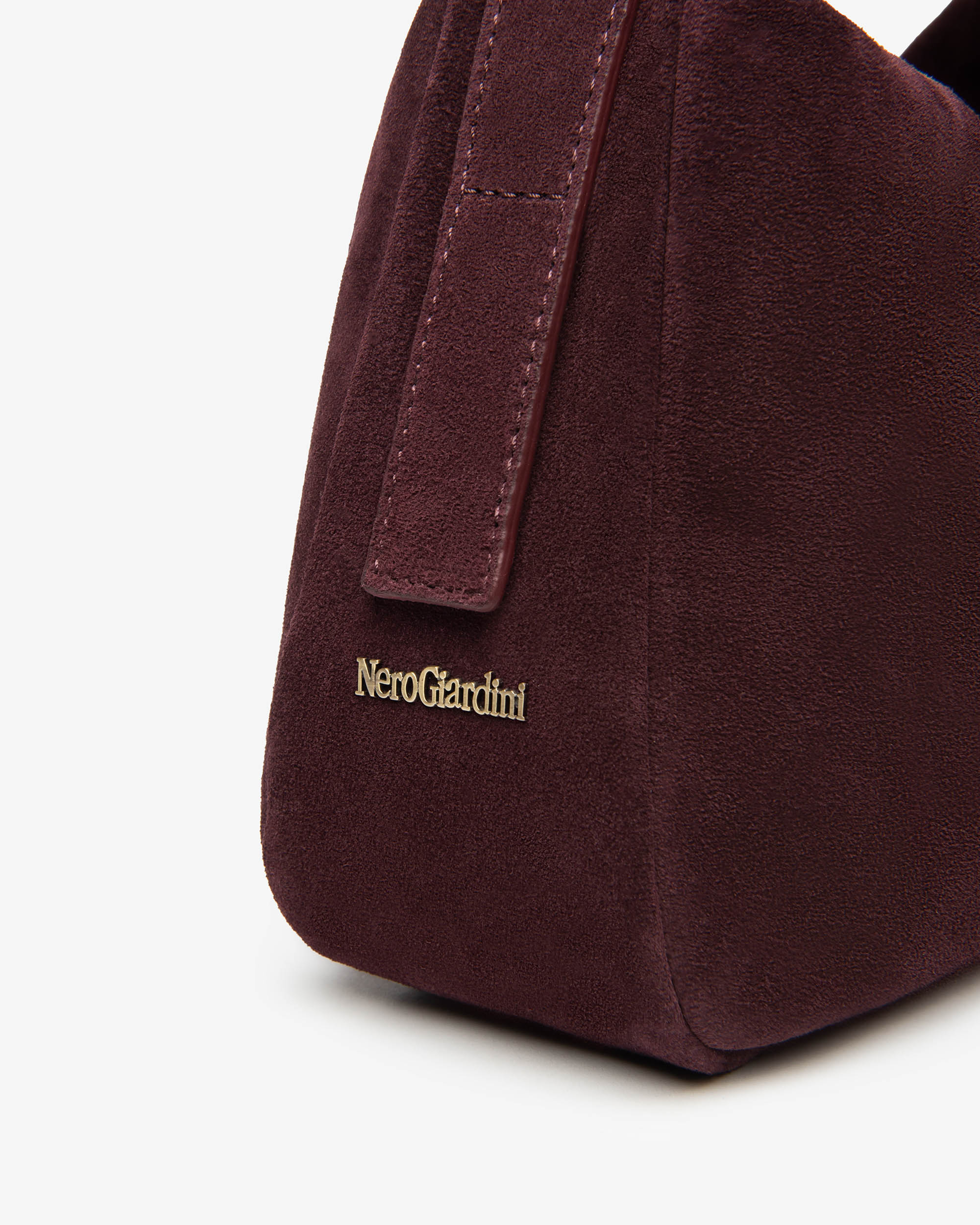 NeroGiardini Hobo besace cuir femme noir