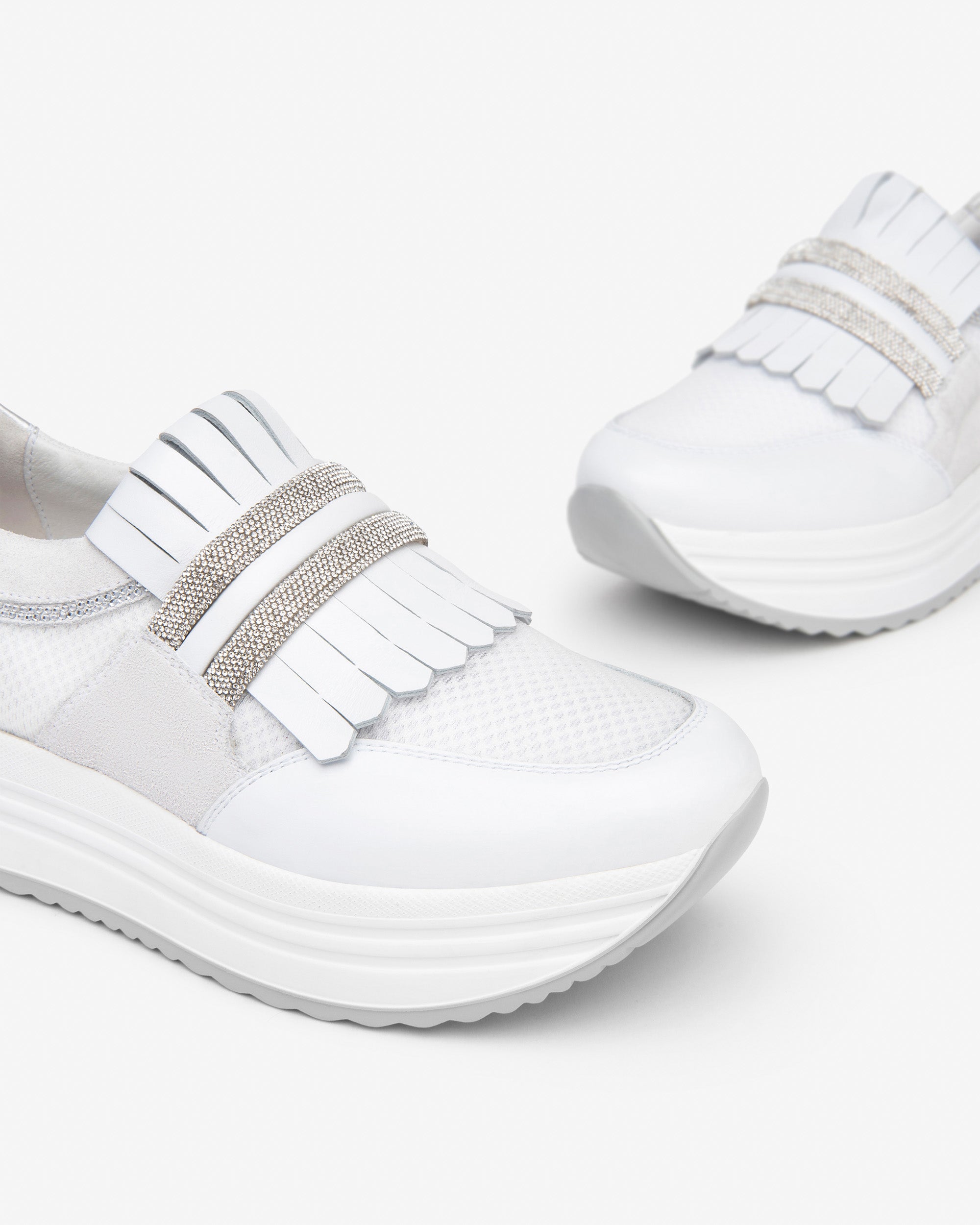 NeroGiardini Sneakers Cuir Baskets Femme DryGo Confort Été