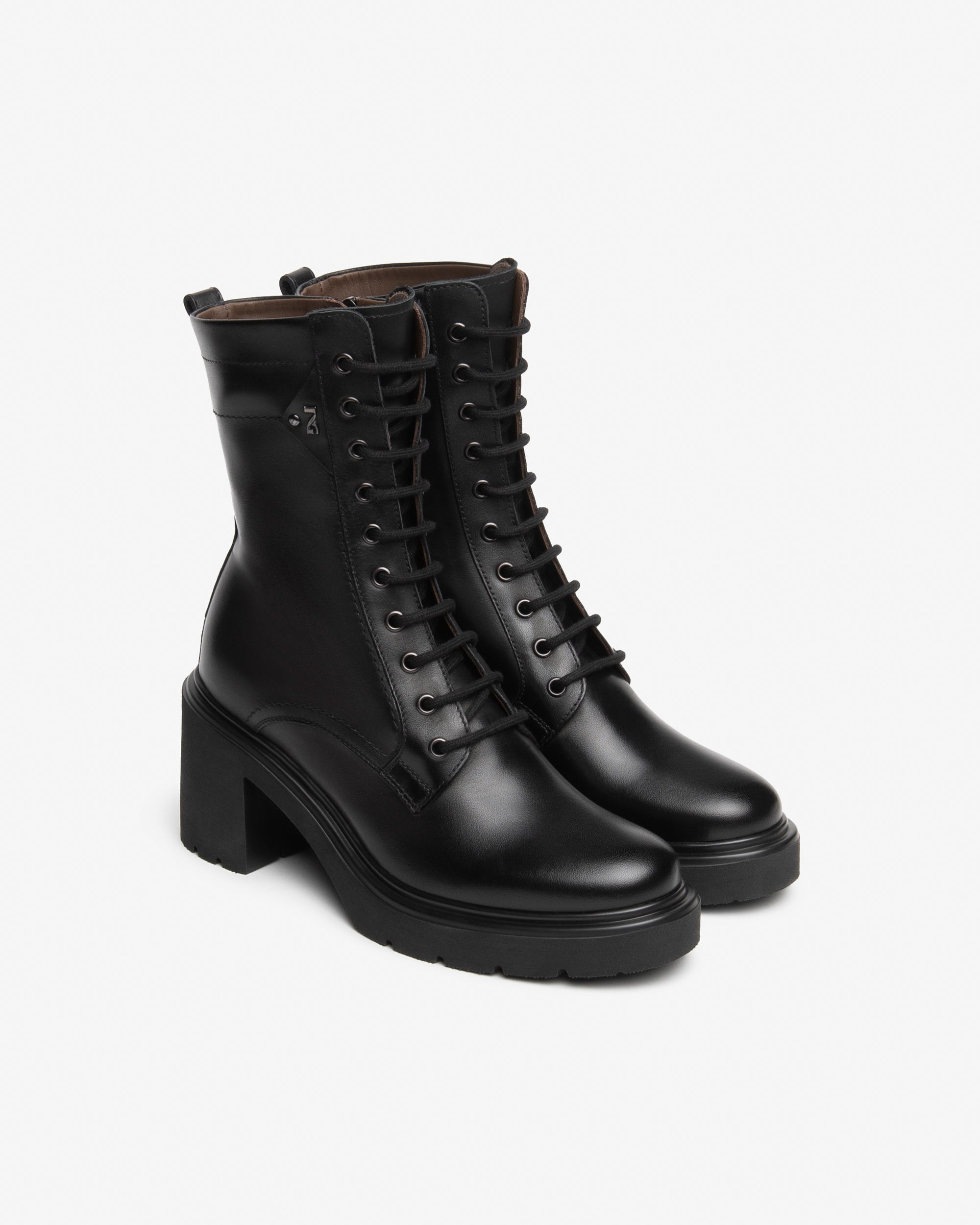 NeroGiardini Bottines Motardes Cuir Talon 85 mm