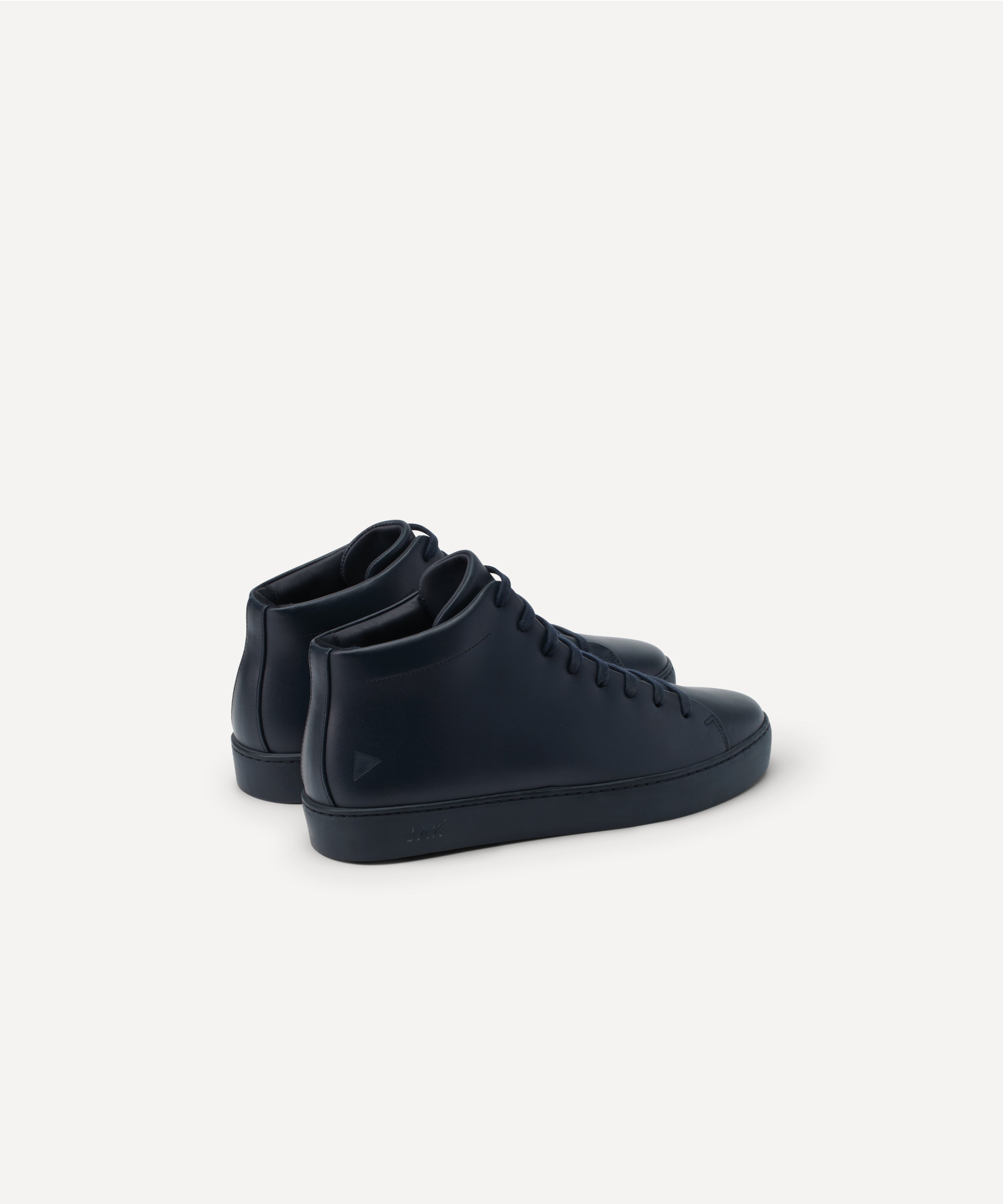 JAK Royal Hi Sneakers Montantes Cuir Bleu Marine