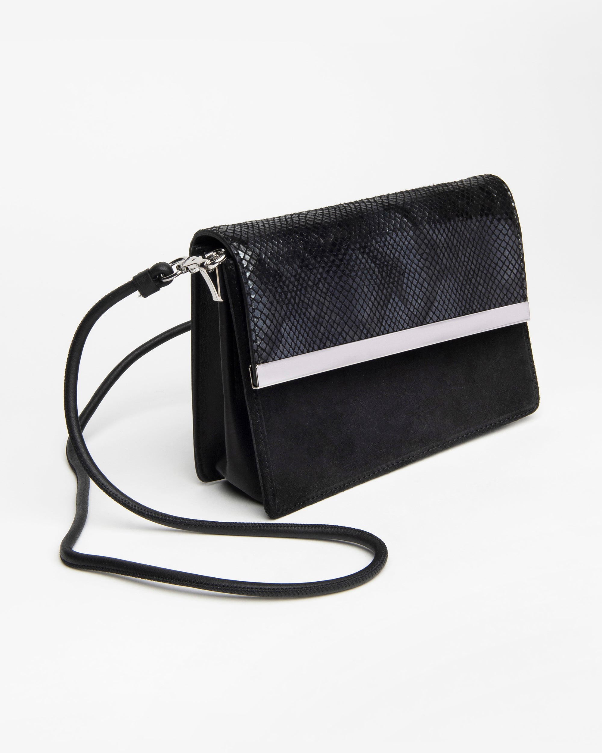 Nerogiardini Sacs Femme Pochette Cuir Animalier Bandoulière